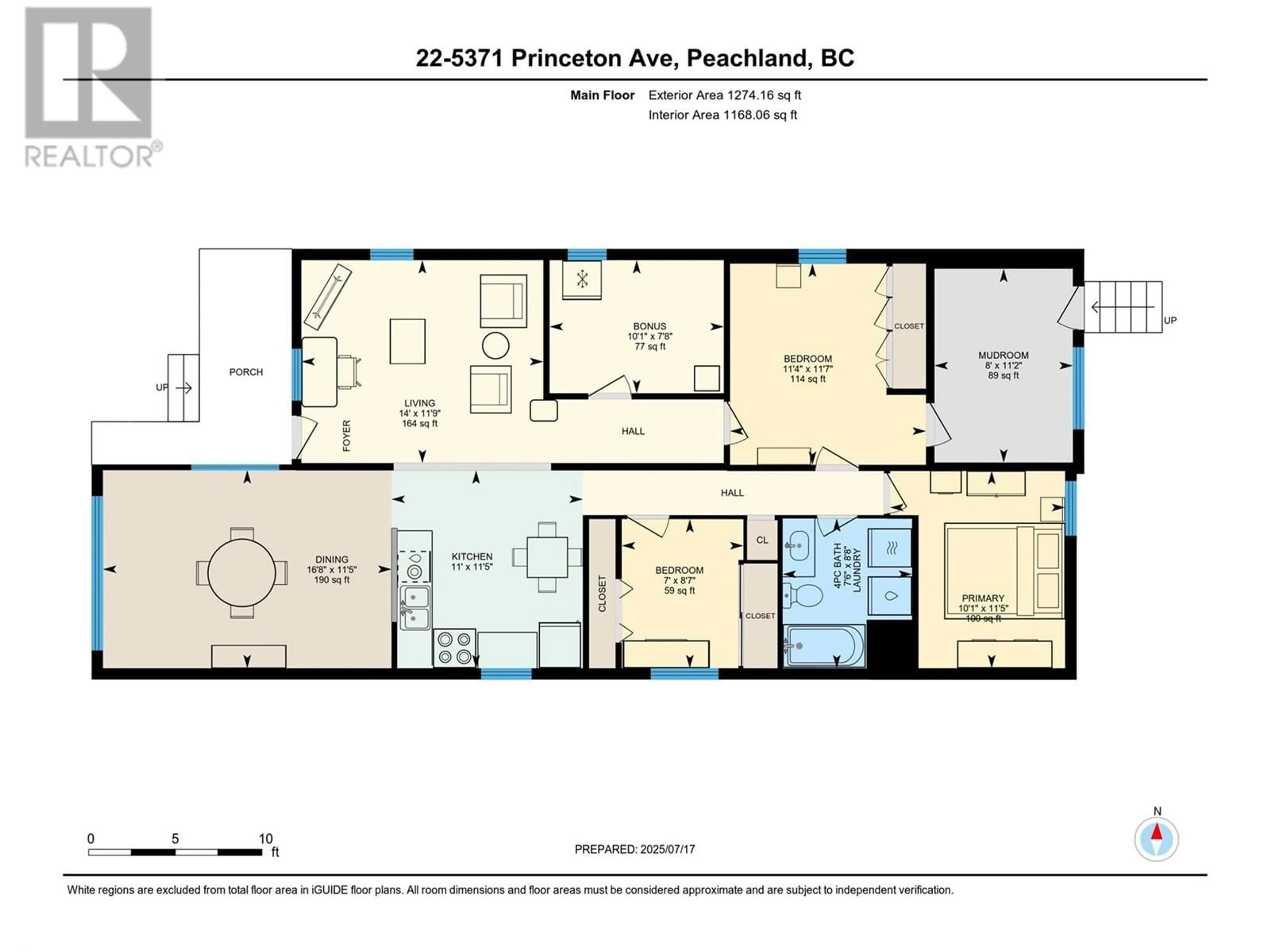 Floor plan for 22 - 5371 PRINCETON AVENUE, Peachland British Columbia v0h1x8