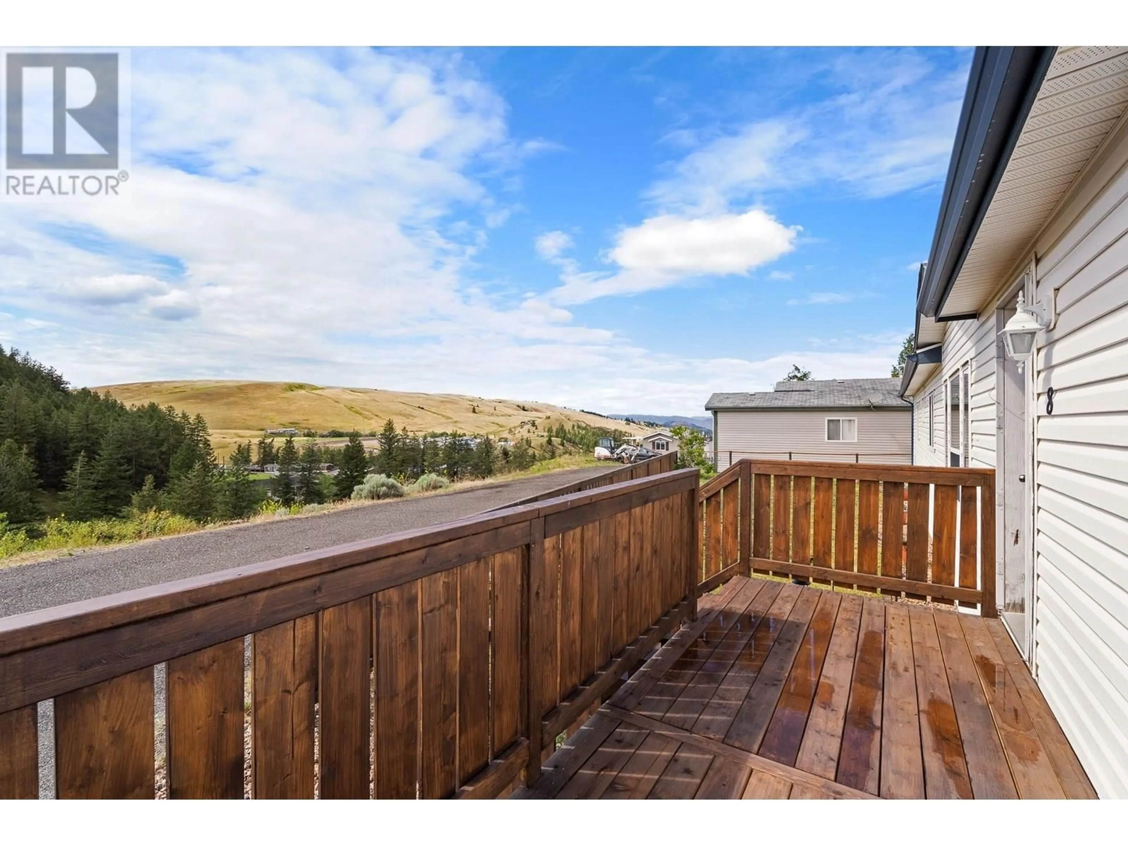 Patio, mountain view for 8 - 2815 PRINCETON KAMLOOPS HIGHWAY, Kamloops British Columbia V0E2A0