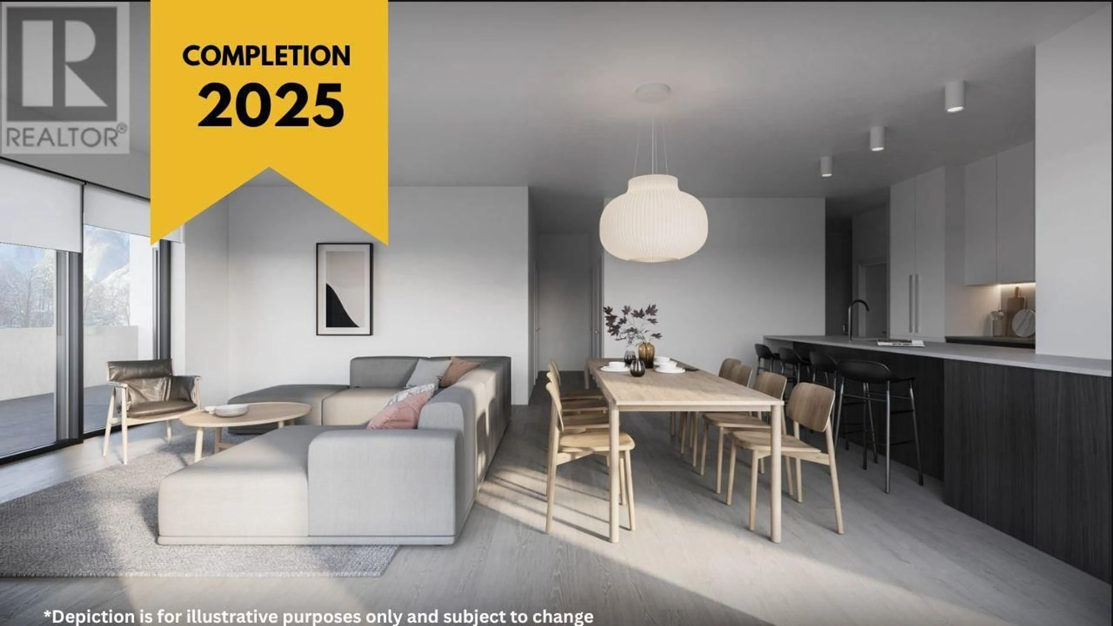 Living room with furniture, unknown for 1403 - 1702 COURSIER AVENUE, Revelstoke British Columbia V0E2S1