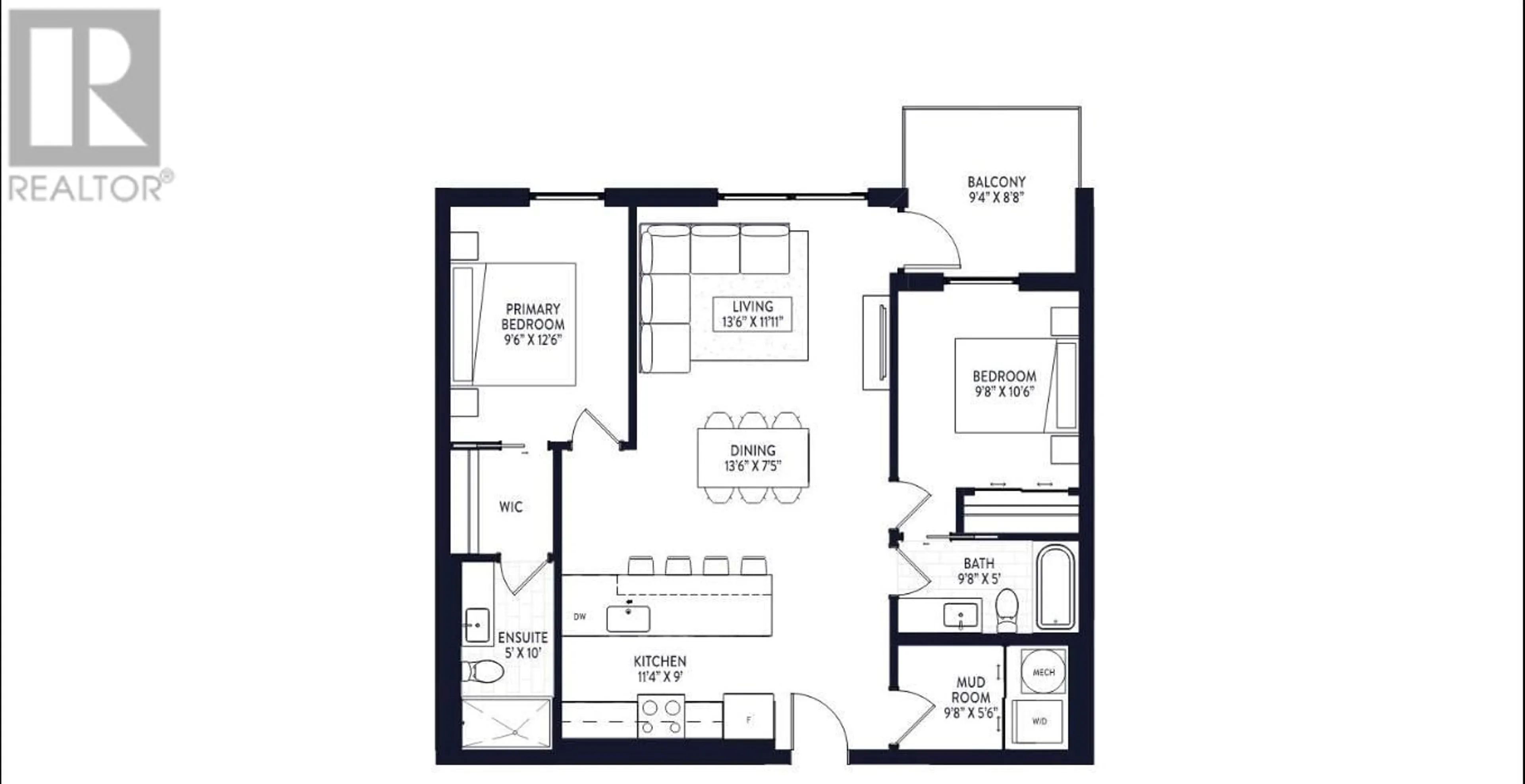 Floor plan for 1403 - 1702 COURSIER AVENUE, Revelstoke British Columbia V0E2S1