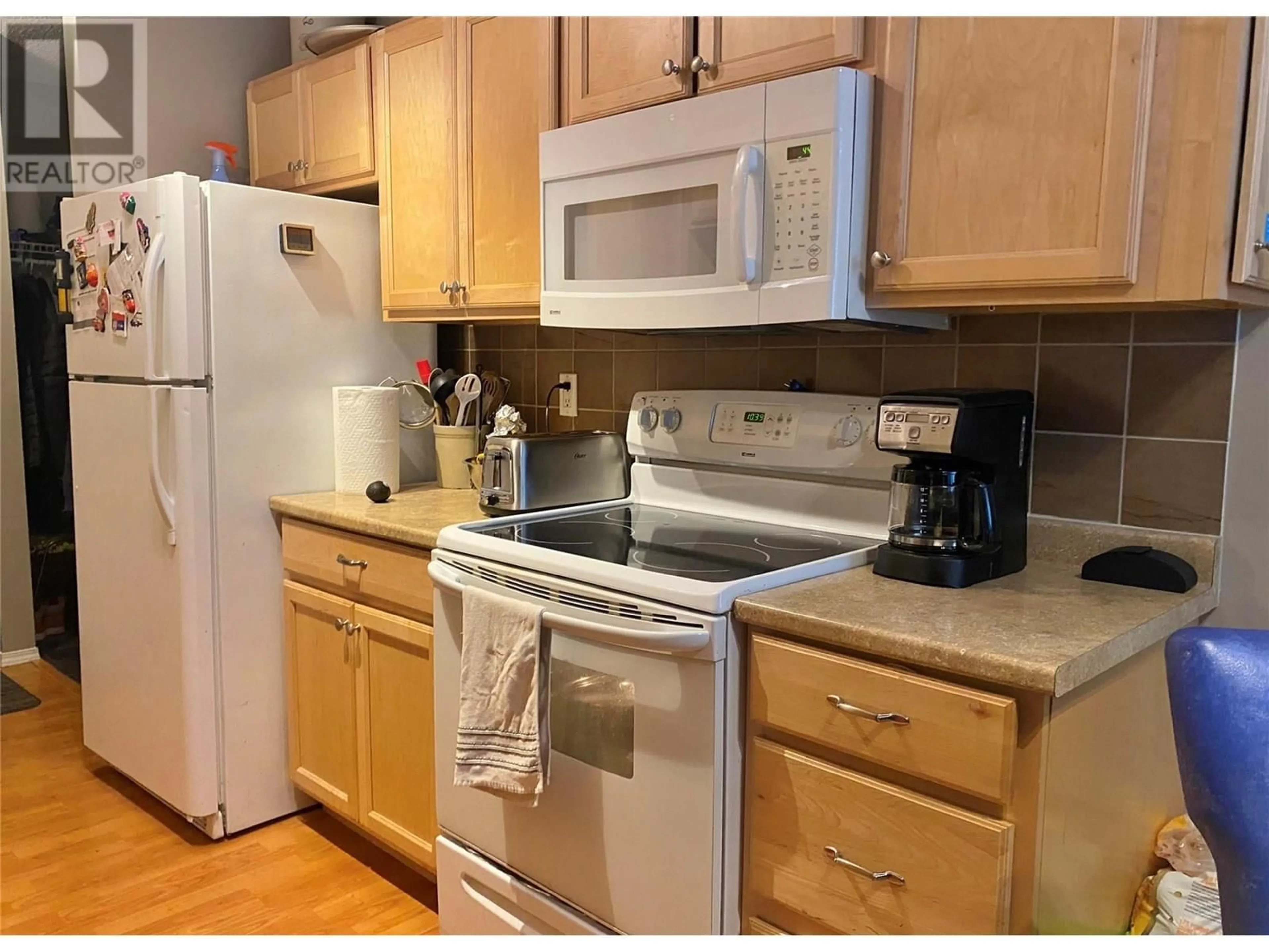 Standard kitchen, wood/laminate floor for 101 - 2126 68TH AVENUE, Grand Forks British Columbia V0H1H0