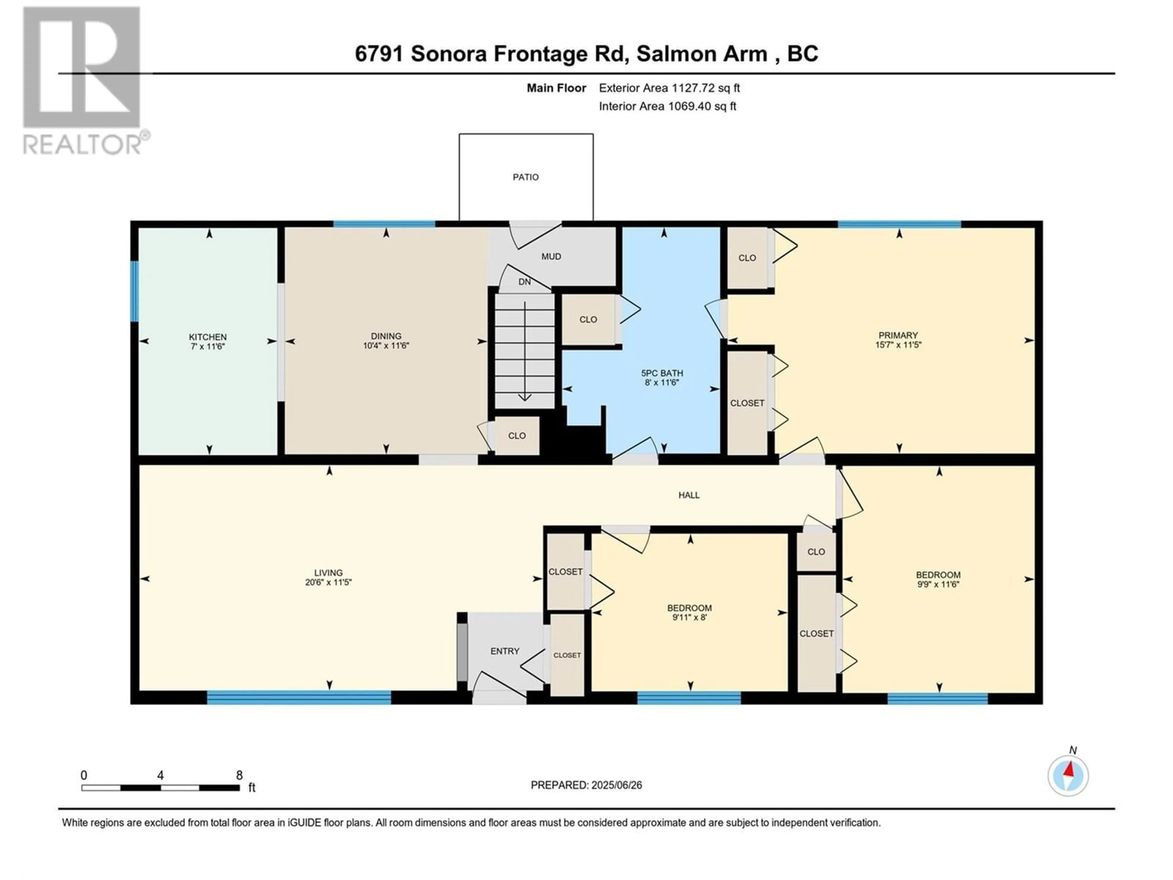 Floor plan for 6791 SONORA FRONTAGE ROAD, Salmon Arm British Columbia V1E2Y6