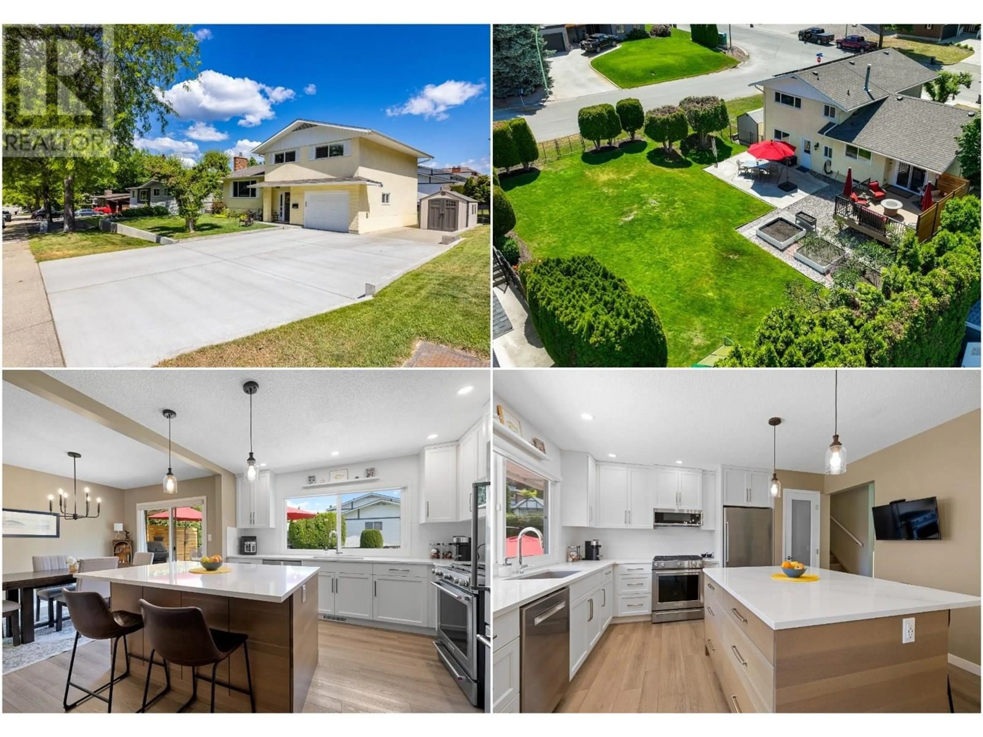 A pic from outside/outdoor area/front of a property/back of a property/a pic from drone, street for 2040 ST. ANDREWS DRIVE, Kelowna British Columbia V1Y4T8