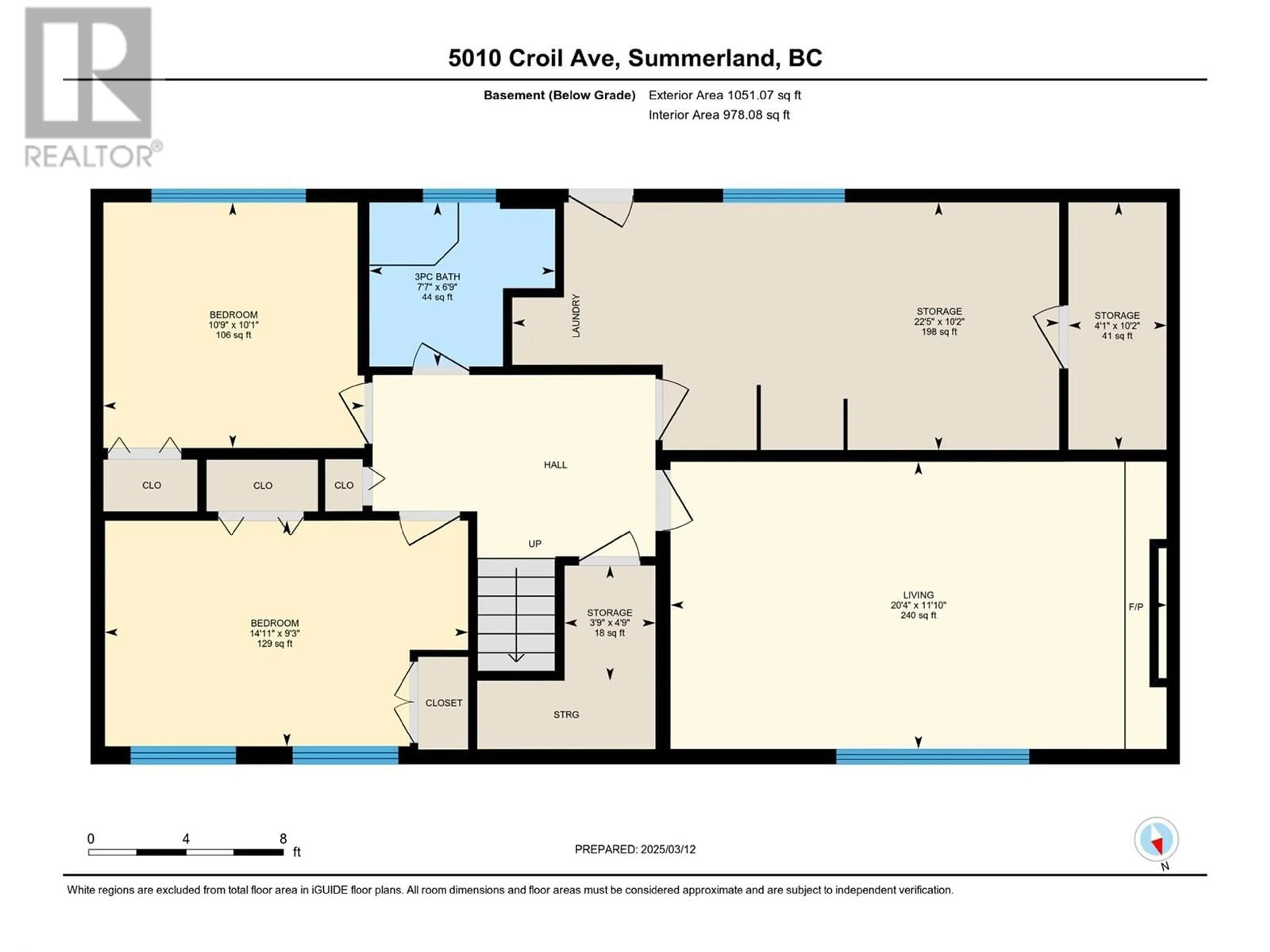 Floor plan for 5010 CROIL AVENUE, Summerland British Columbia V0H1Z9