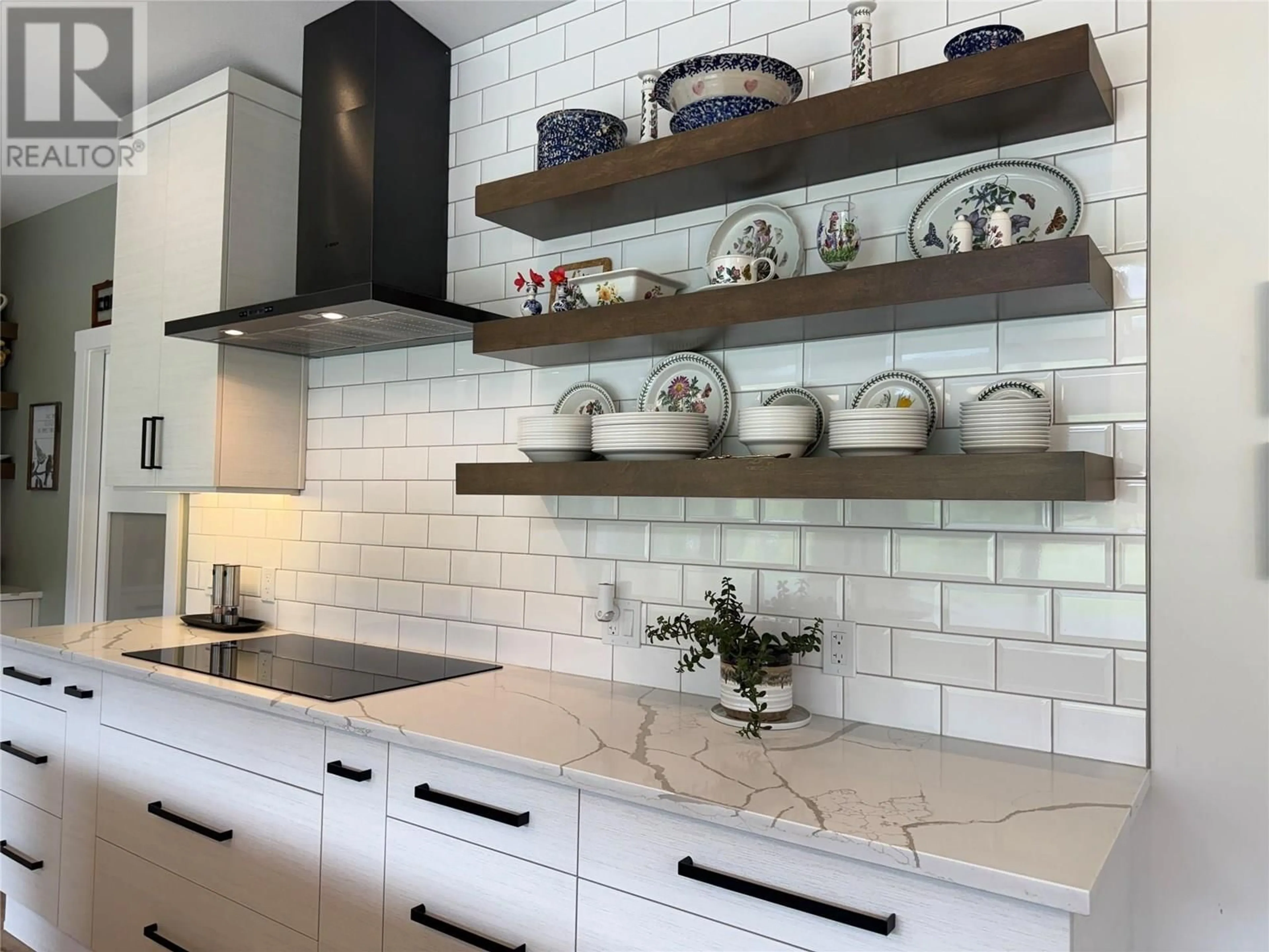 Contemporary kitchen, ceramic/tile floor for 4962 RIVERSIDE DRIVE, Fairmont Hot Springs British Columbia V0B1L1