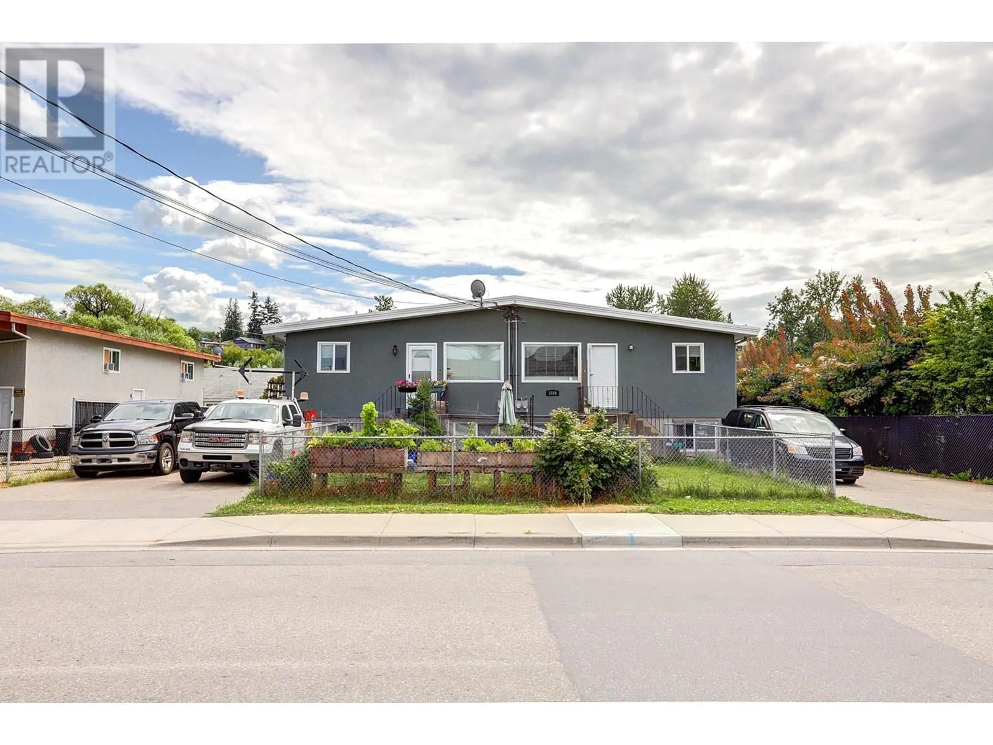 Home with vinyl exterior material, street for 3506 24 AVENUE, Vernon British Columbia V1T1L8