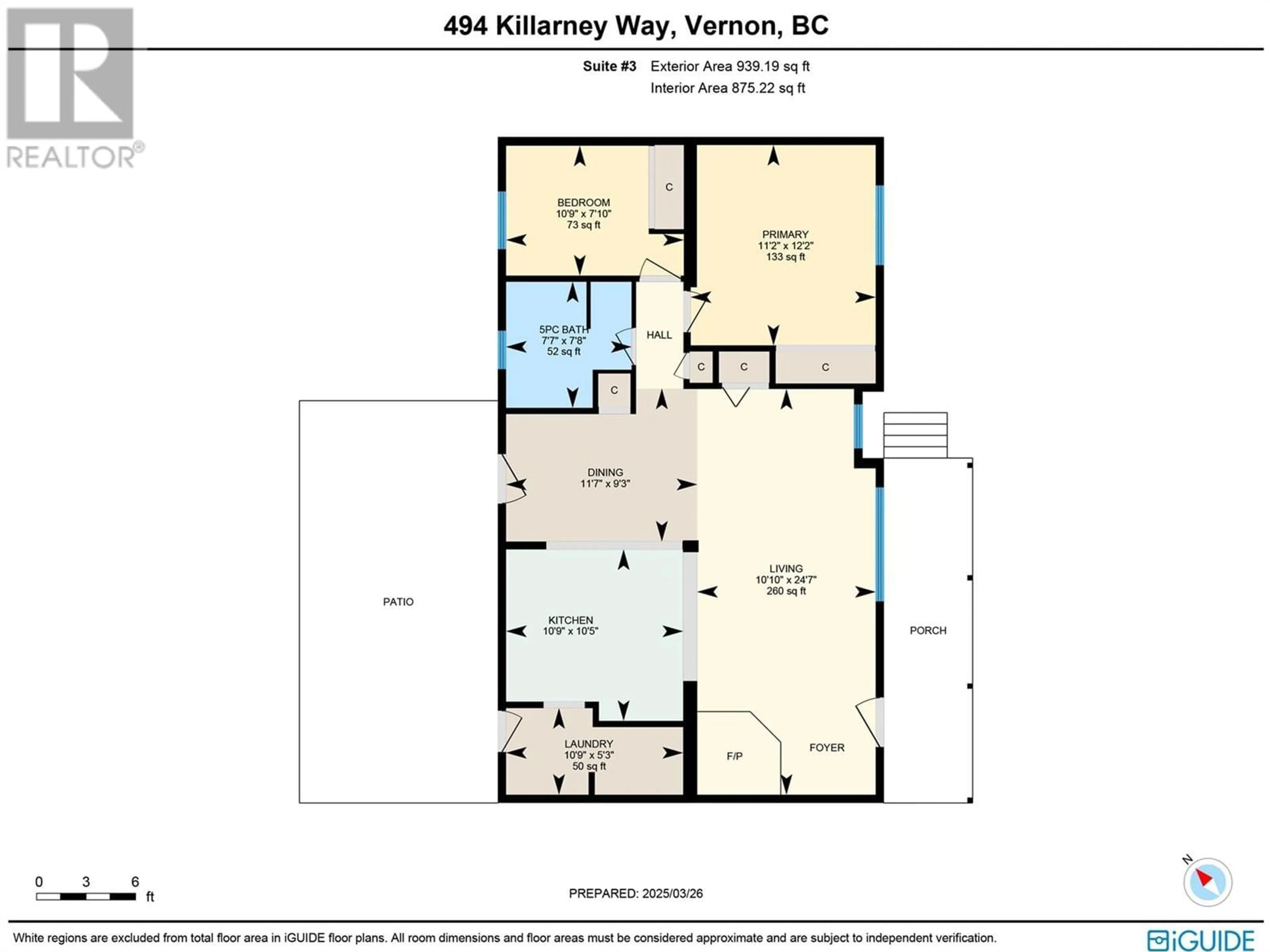 Floor plan for 494 KILLARNEY WAY, Vernon British Columbia V1H2C6