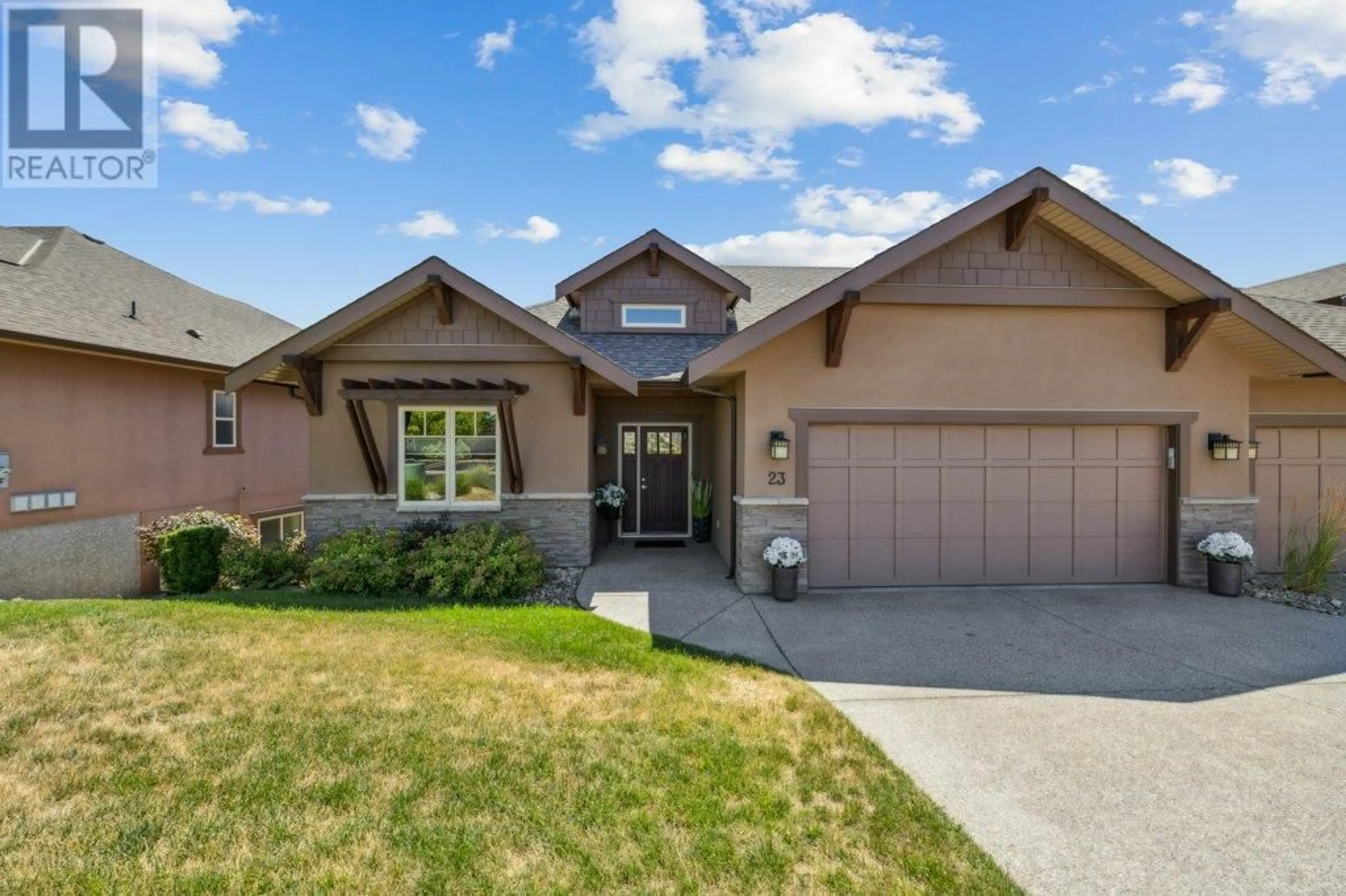 Home with brick exterior material, street for 23 - 2450 SELKIRK DRIVE, Kelowna British Columbia V1V2Z5