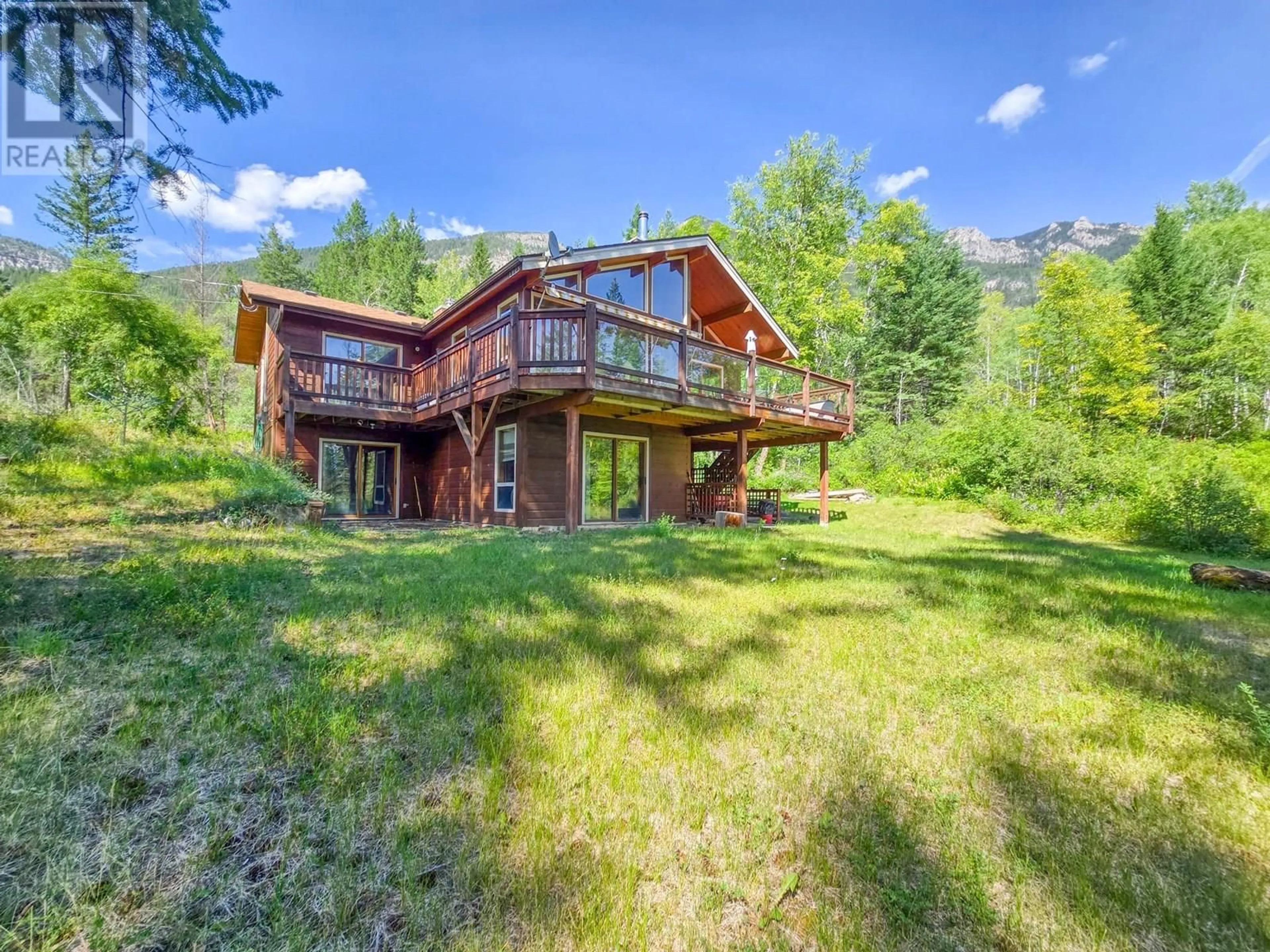 A pic from outside/outdoor area/front of a property/back of a property/a pic from drone, water/lake/river/ocean view for 2830 BERREY ROAD, Brisco British Columbia V0A1B0