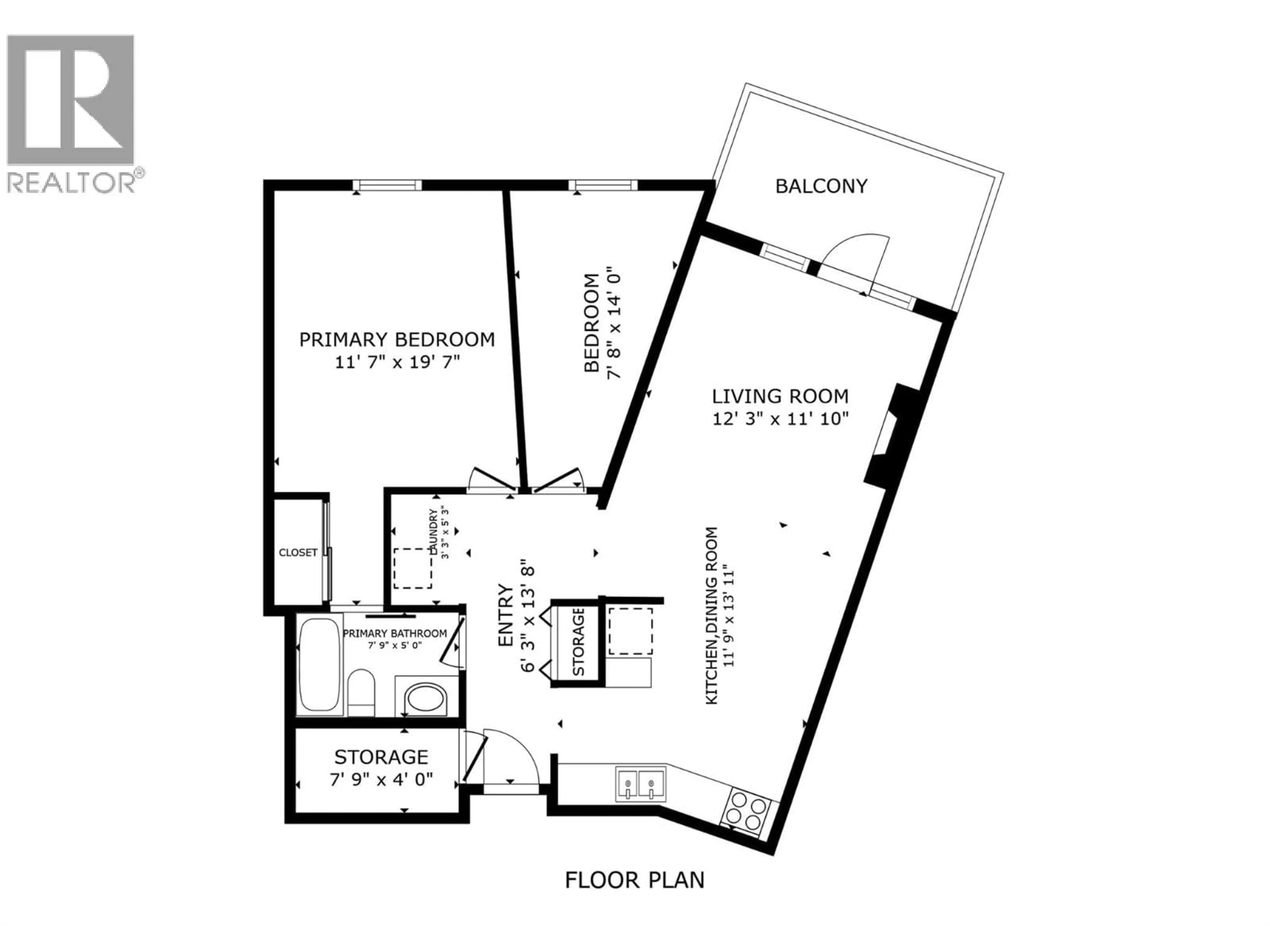 Floor plan for 412 - 3175 DE MONTREUIL COURT, Kelowna British Columbia V1W3W2