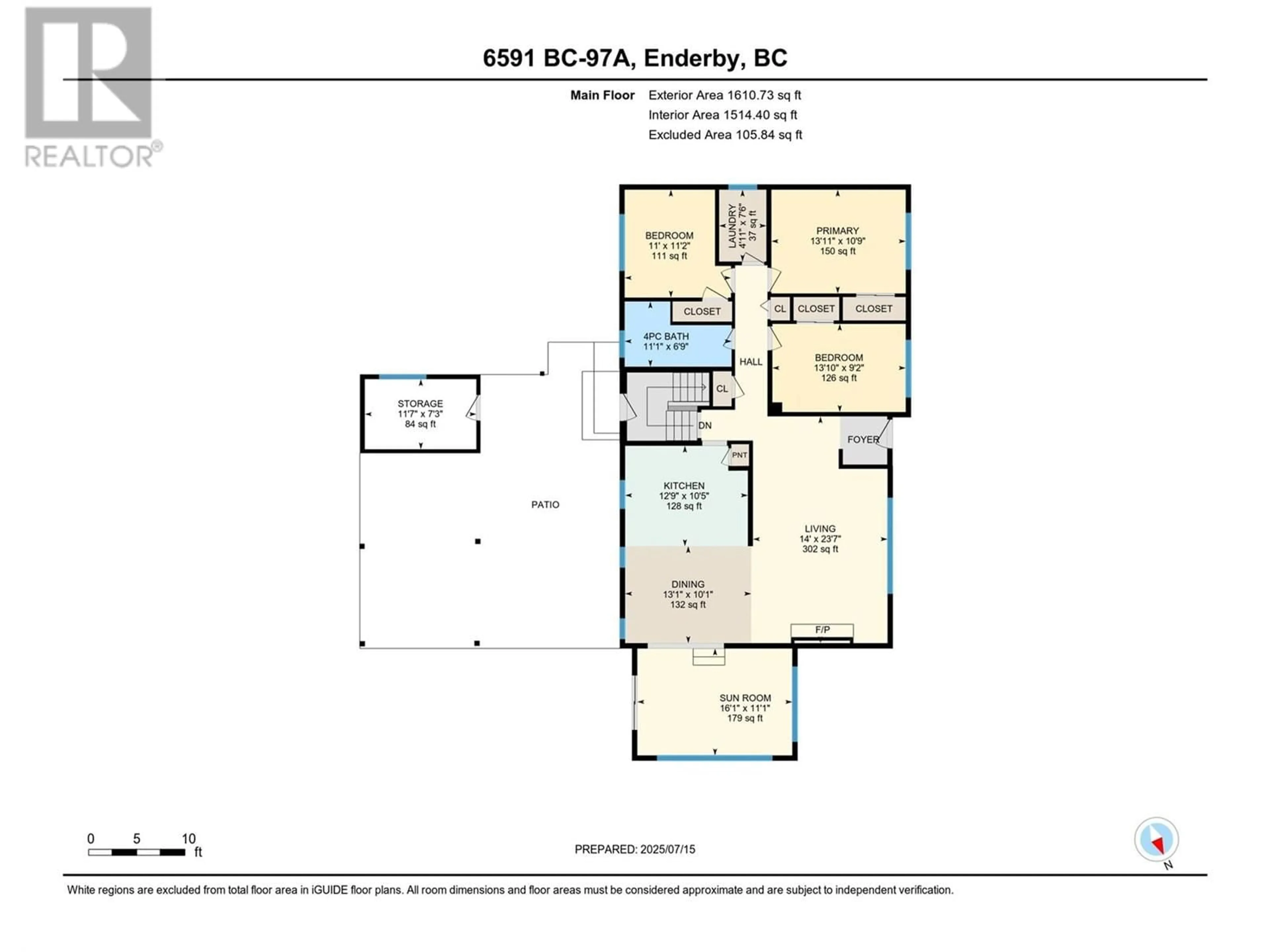 Floor plan for 6591 97A HIGHWAY, Enderby British Columbia V0E1V3