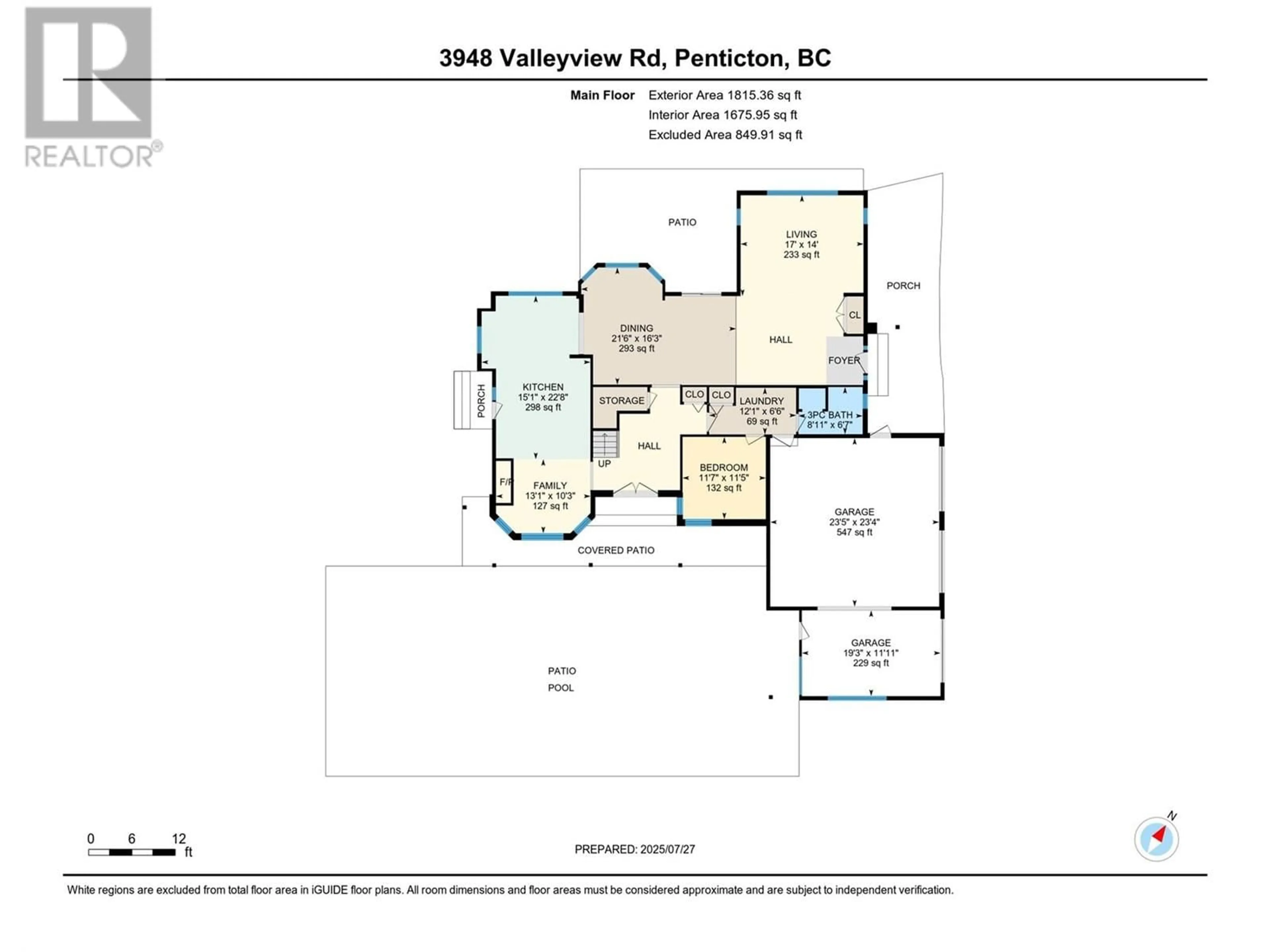 Floor plan for 3948 VALLEYVIEW ROAD, Penticton British Columbia V2A8V8
