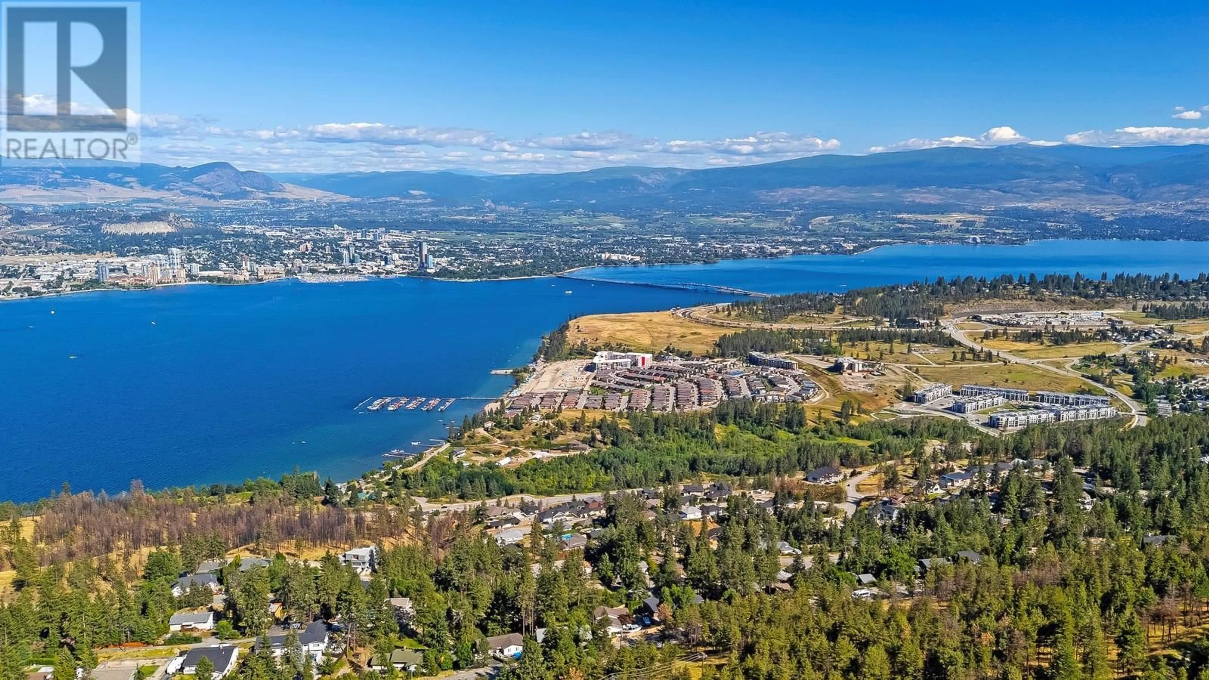 A pic from outside/outdoor area/front of a property/back of a property/a pic from drone, water/lake/river/ocean view for 1419 WEST KELOWNA ROAD, West Kelowna British Columbia V1Z3M7