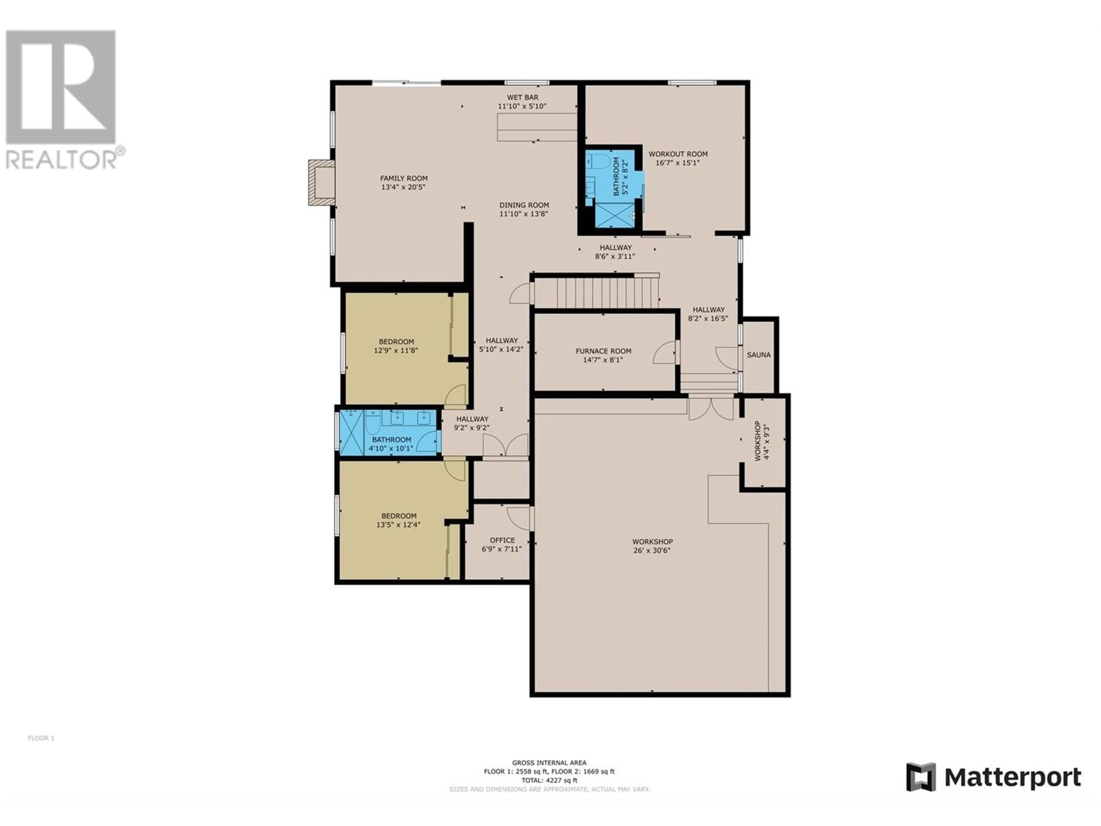 Floor plan for 3317 MT FISHER DRIVE, Cranbrook British Columbia V1C6N6