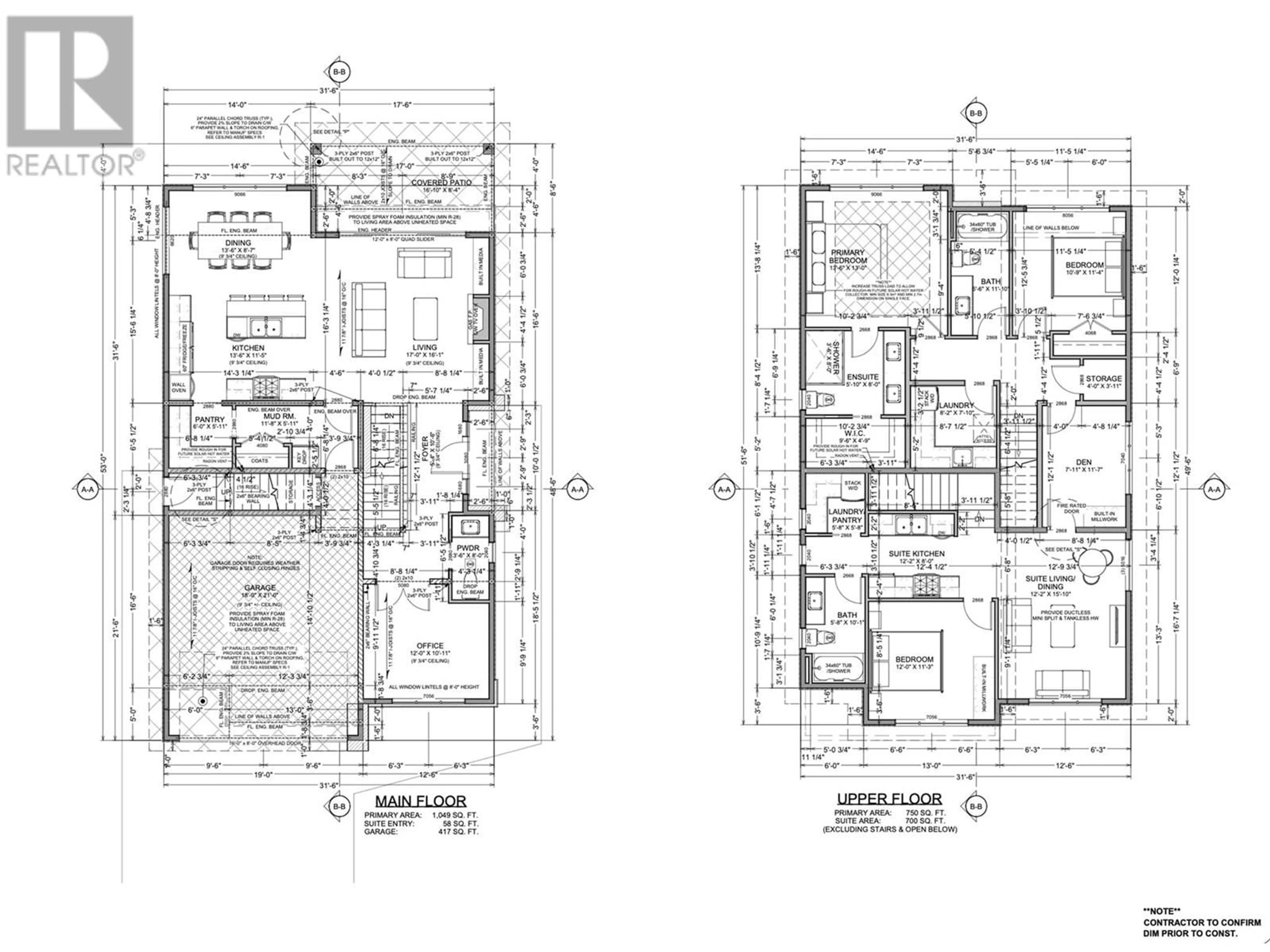 Floor plan for 1016 BULL CRESCENT, Kelowna British Columbia V1W0B6