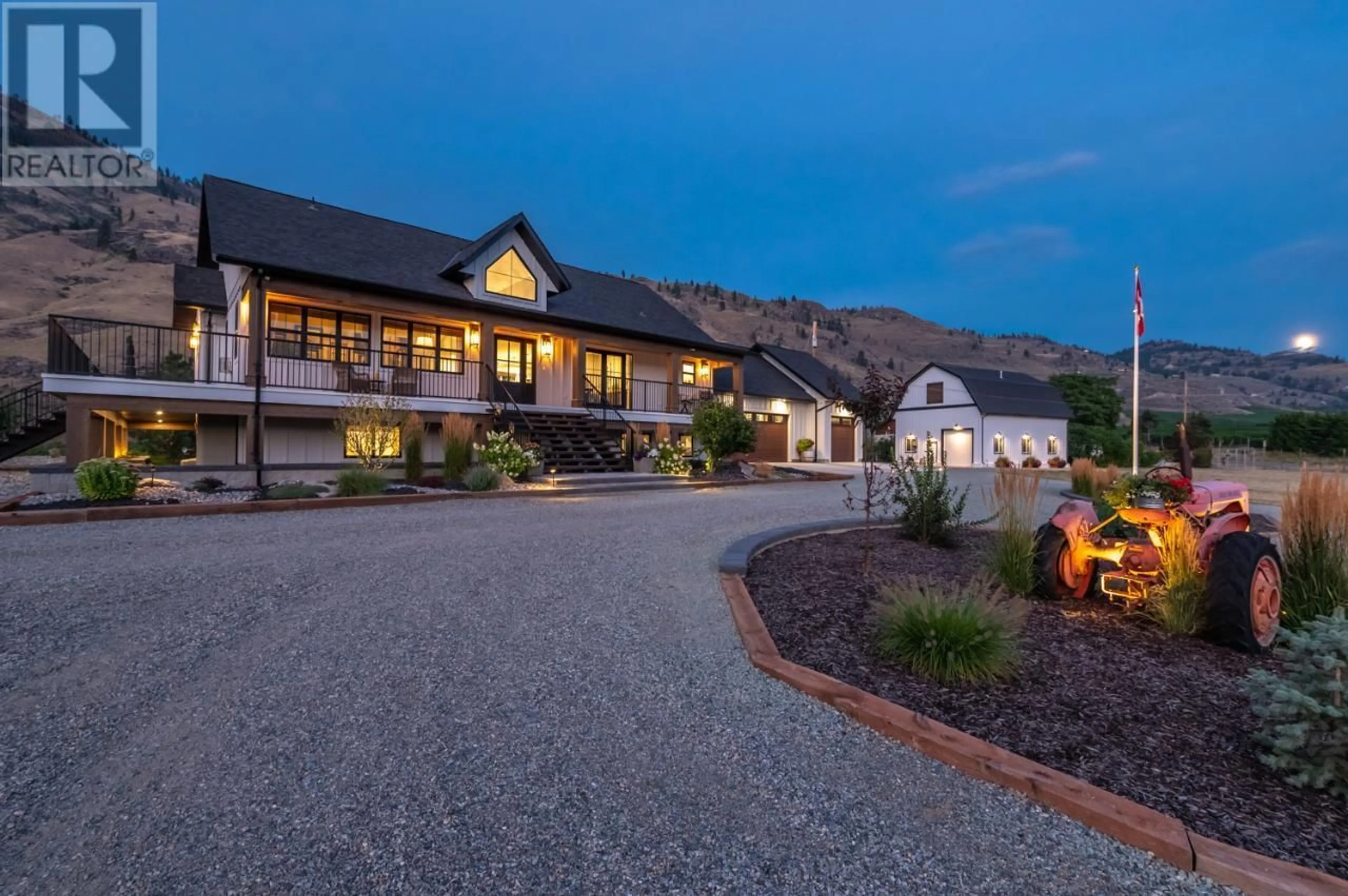 A pic from outside/outdoor area/front of a property/back of a property/a pic from drone, mountain view for 2940 82ND AVENUE, Osoyoos British Columbia V0H1V6