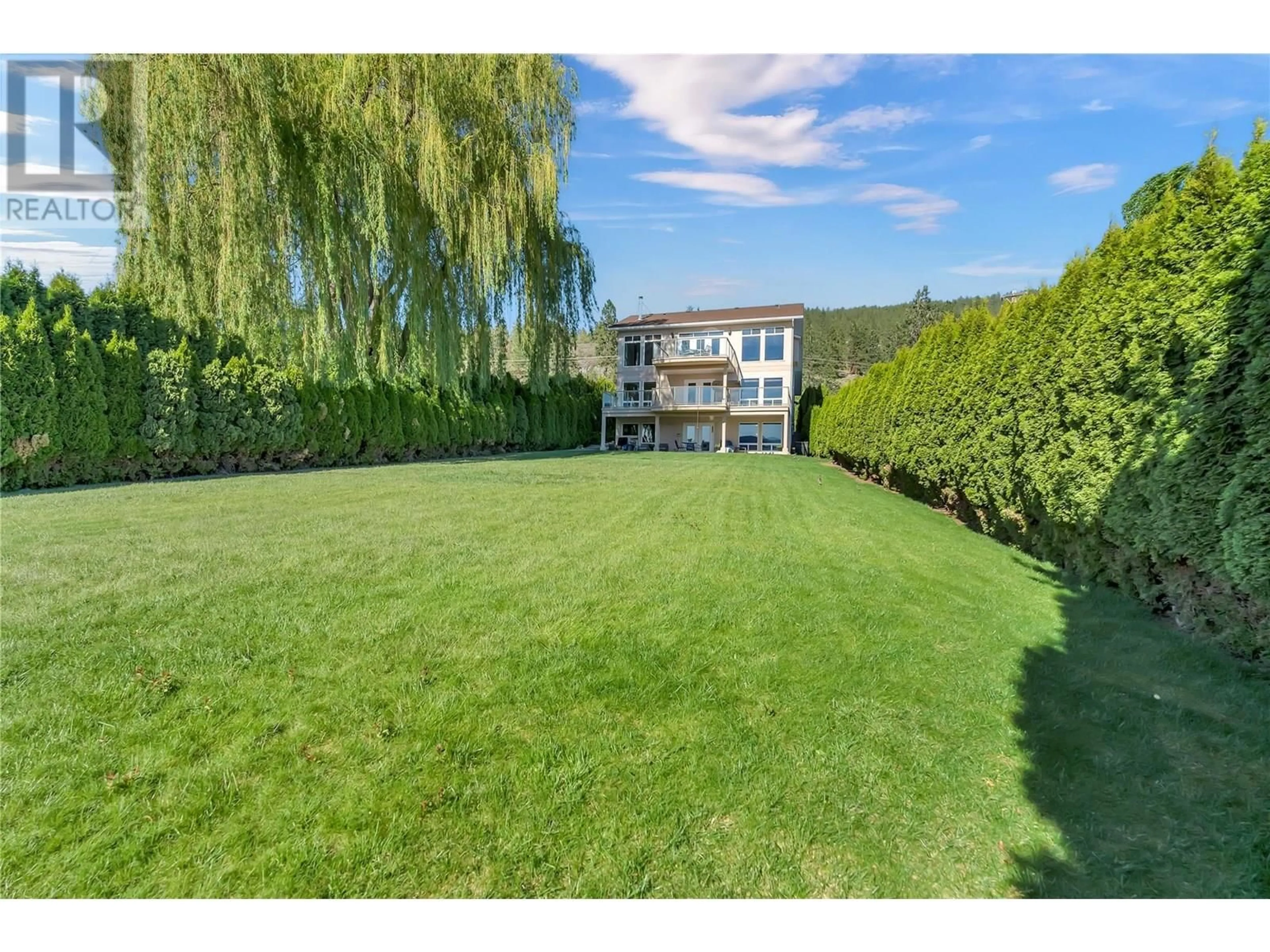 A pic from outside/outdoor area/front of a property/back of a property/a pic from drone, water/lake/river/ocean view for 4343 NARAMATA ROAD NORTH, Naramata British Columbia V0H1N1