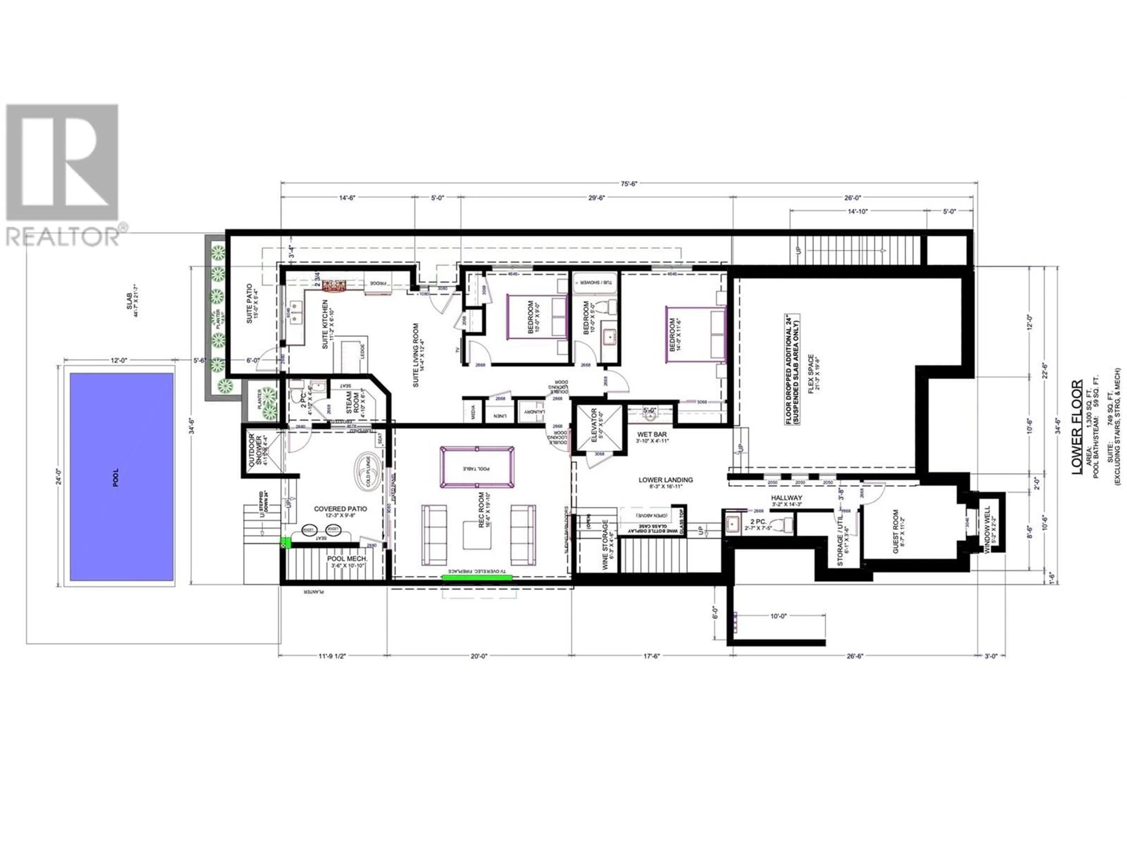 Floor plan for 4278 LADD COURT, Kelowna British Columbia V1W0B6