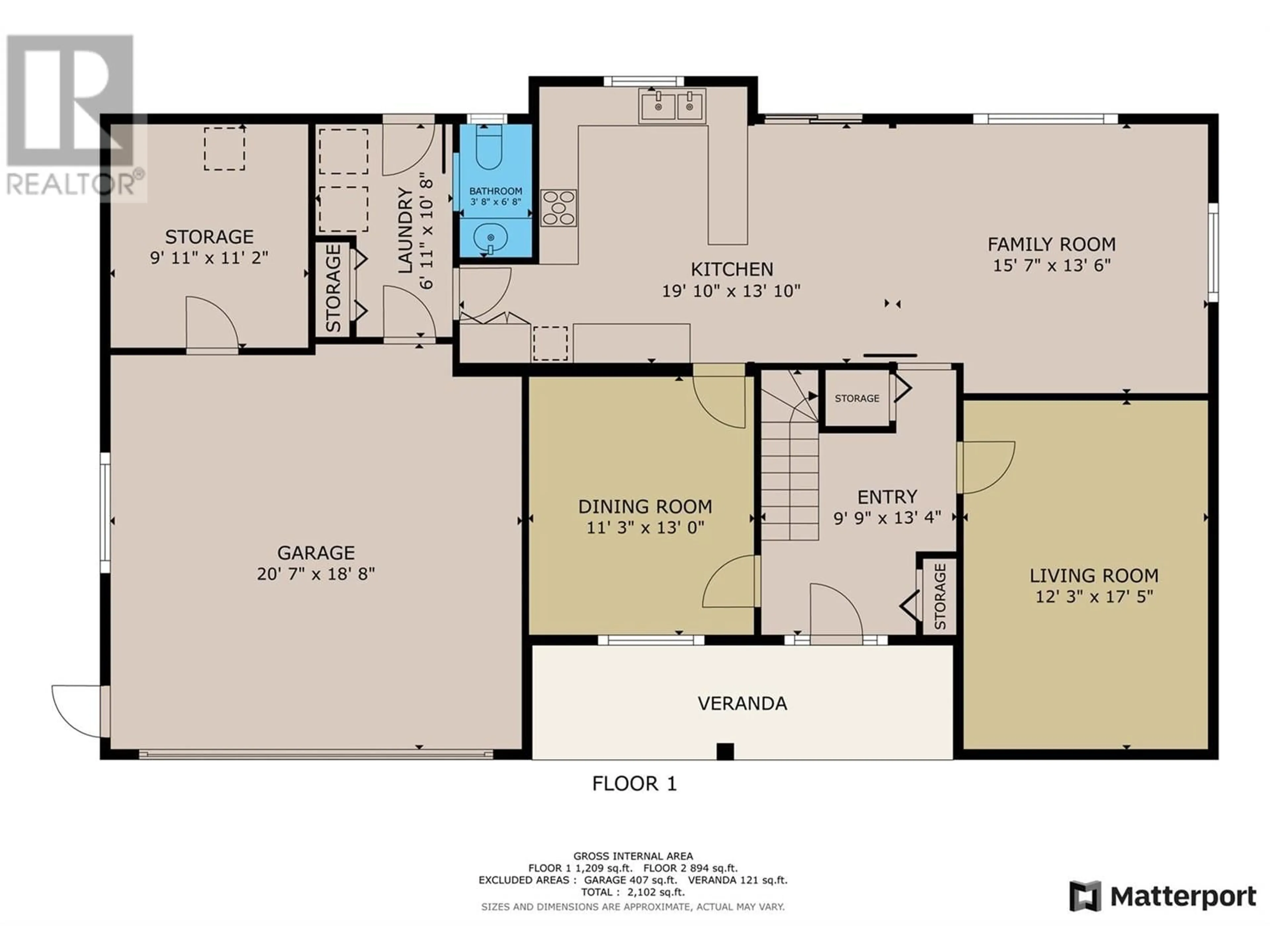 Floor plan for 50 LOCHHAVEN COURT, Coldstream British Columbia V1G2G9