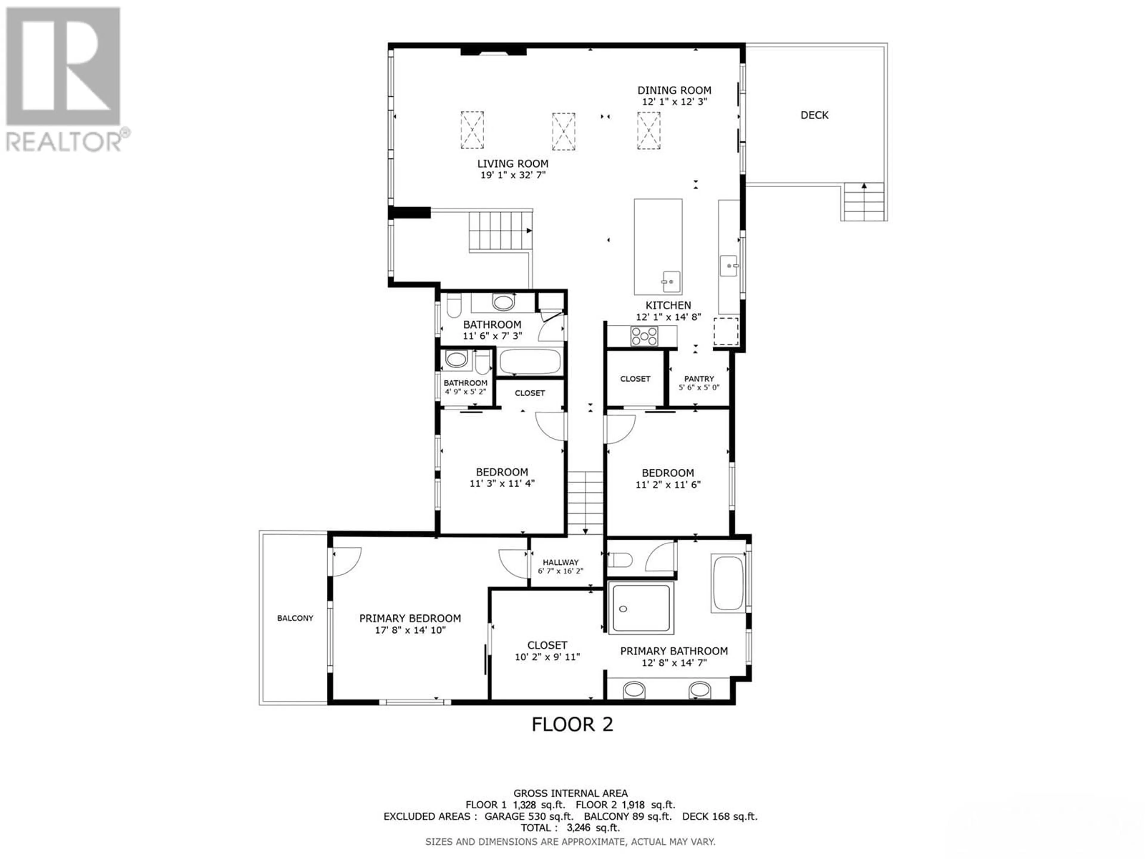 Floor plan for 4354 KENSINGTON DRIVE, Kelowna British Columbia V1W2L8
