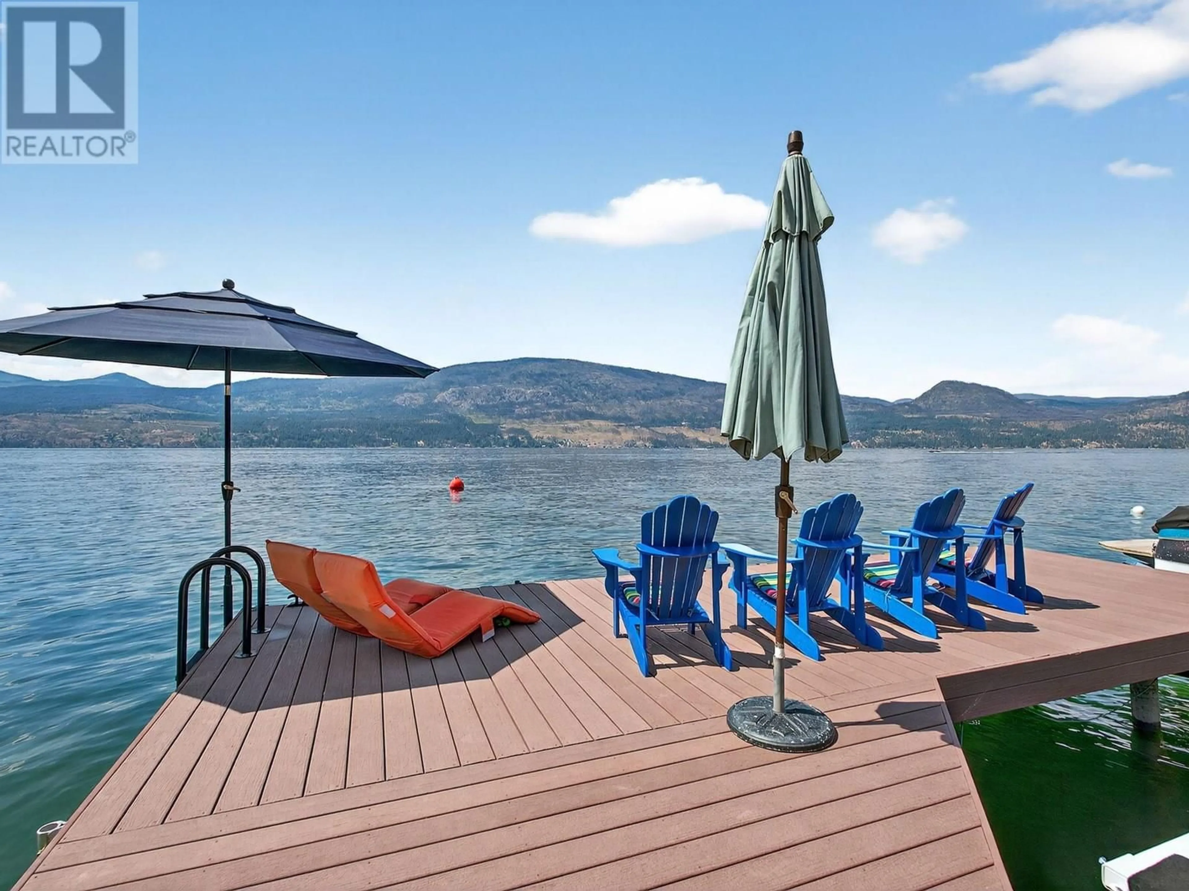Patio, water/lake/river/ocean view for 20 - 9900 EASTSIDE ROAD, Vernon British Columbia V1H1L6