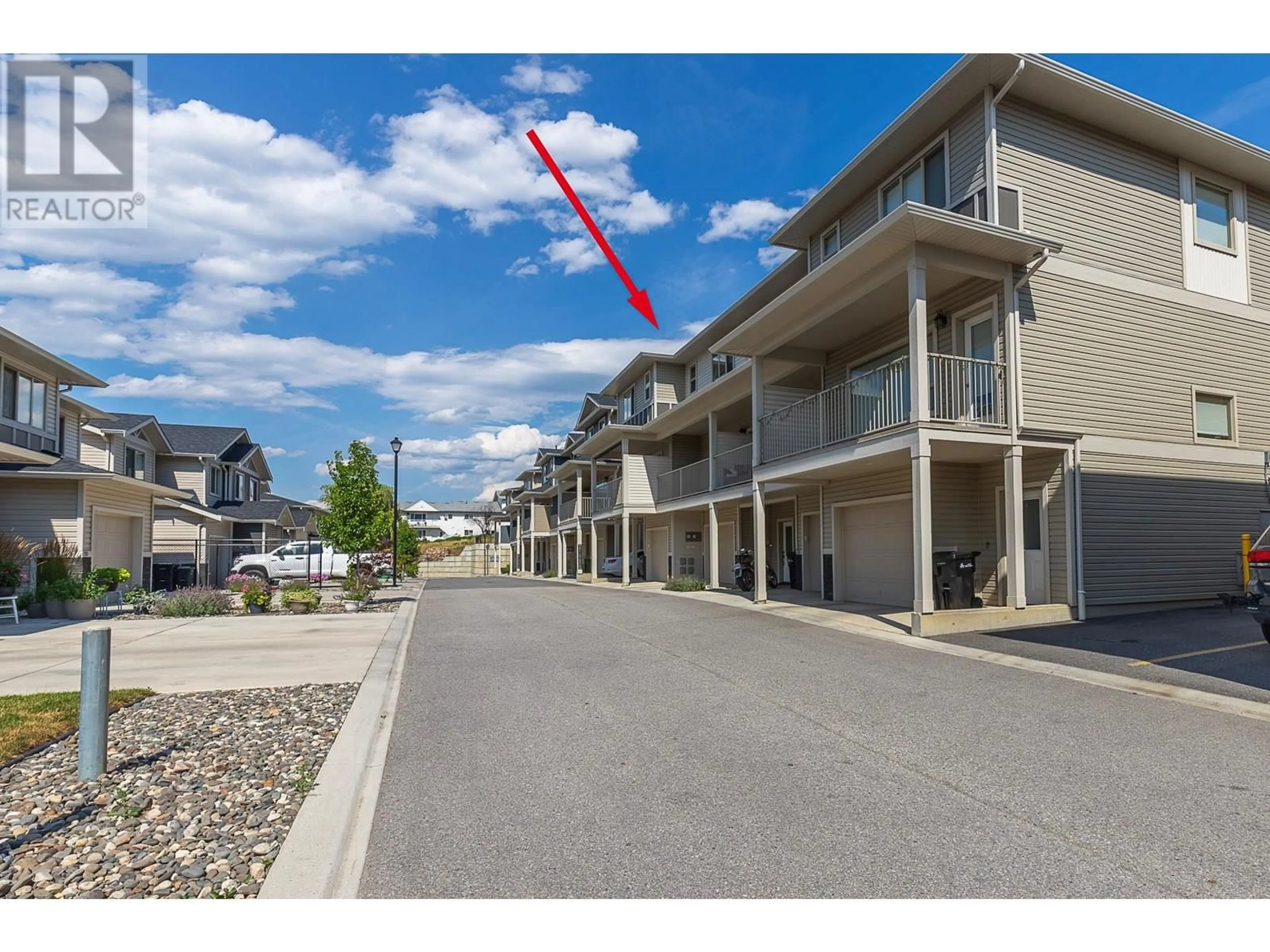 A pic from outside/outdoor area/front of a property/back of a property/a pic from drone, street for 30 - 4600 OKANAGAN AVENUE, Vernon British Columbia V1Y9Y7