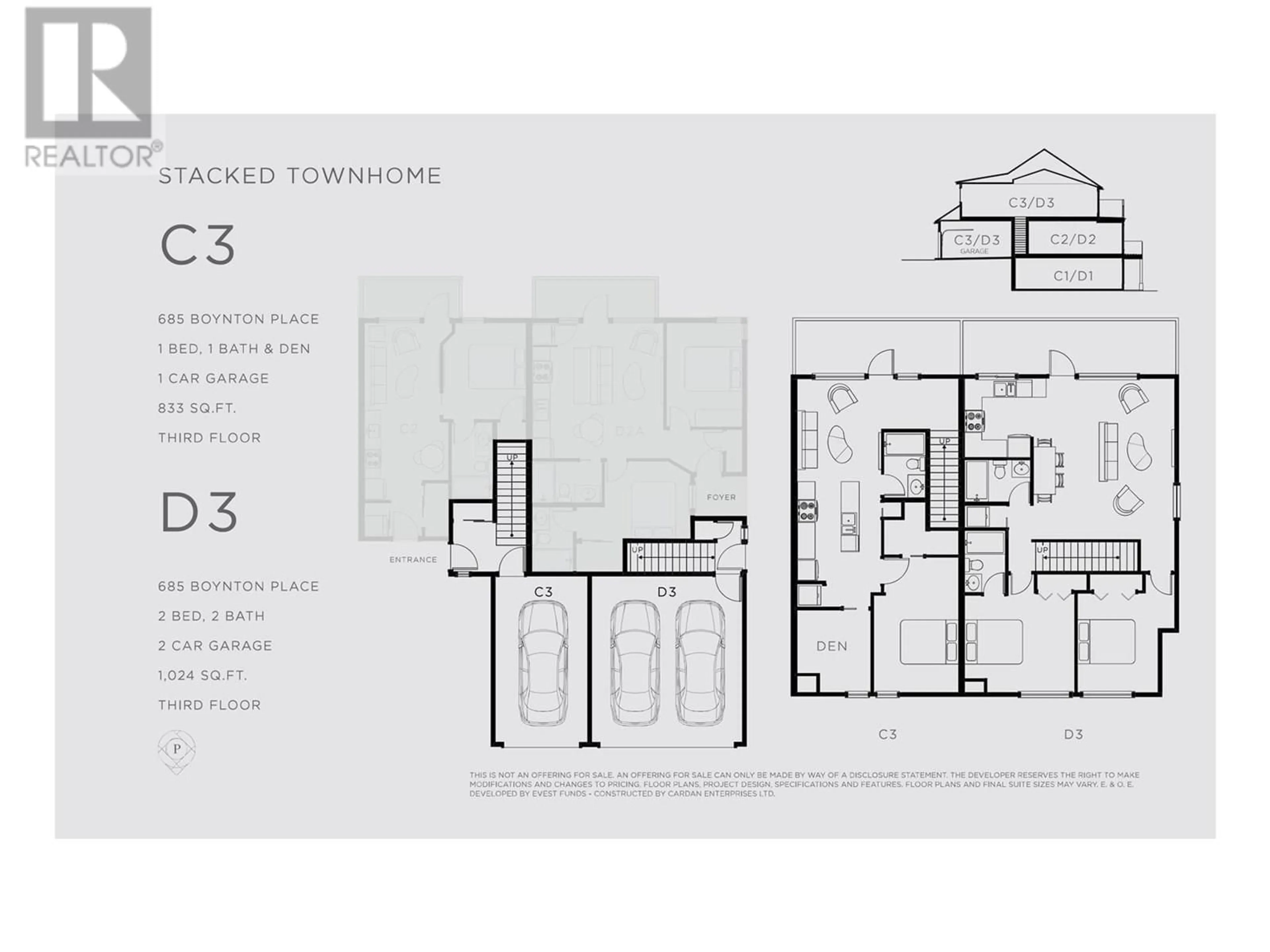 Floor plan for 6 - 685 BOYNTON PLACE, Kelowna British Columbia V1V2Z4
