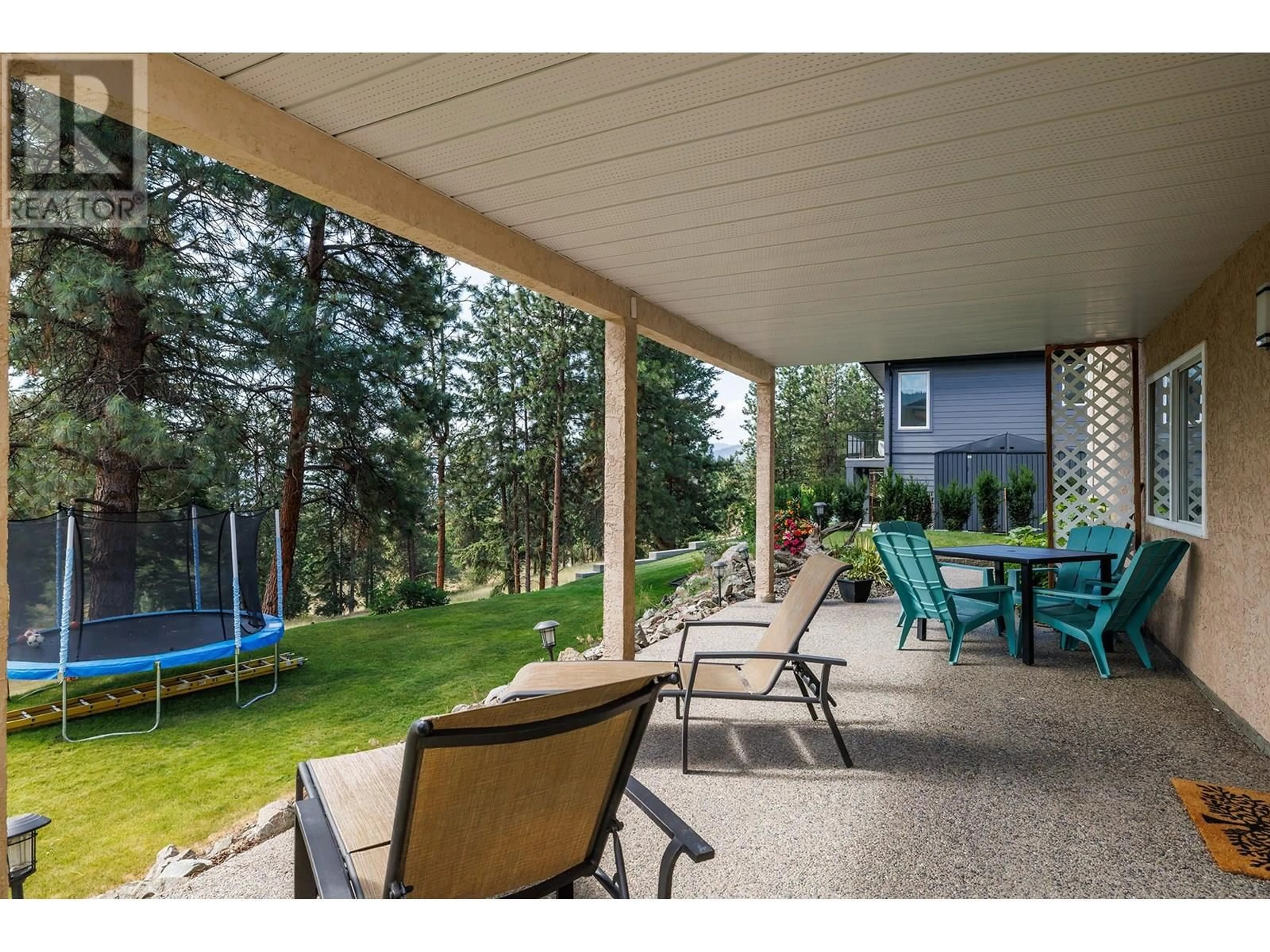 Patio, mountain view for 4607 PONDEROSA DRIVE, Peachland British Columbia V0H1X5