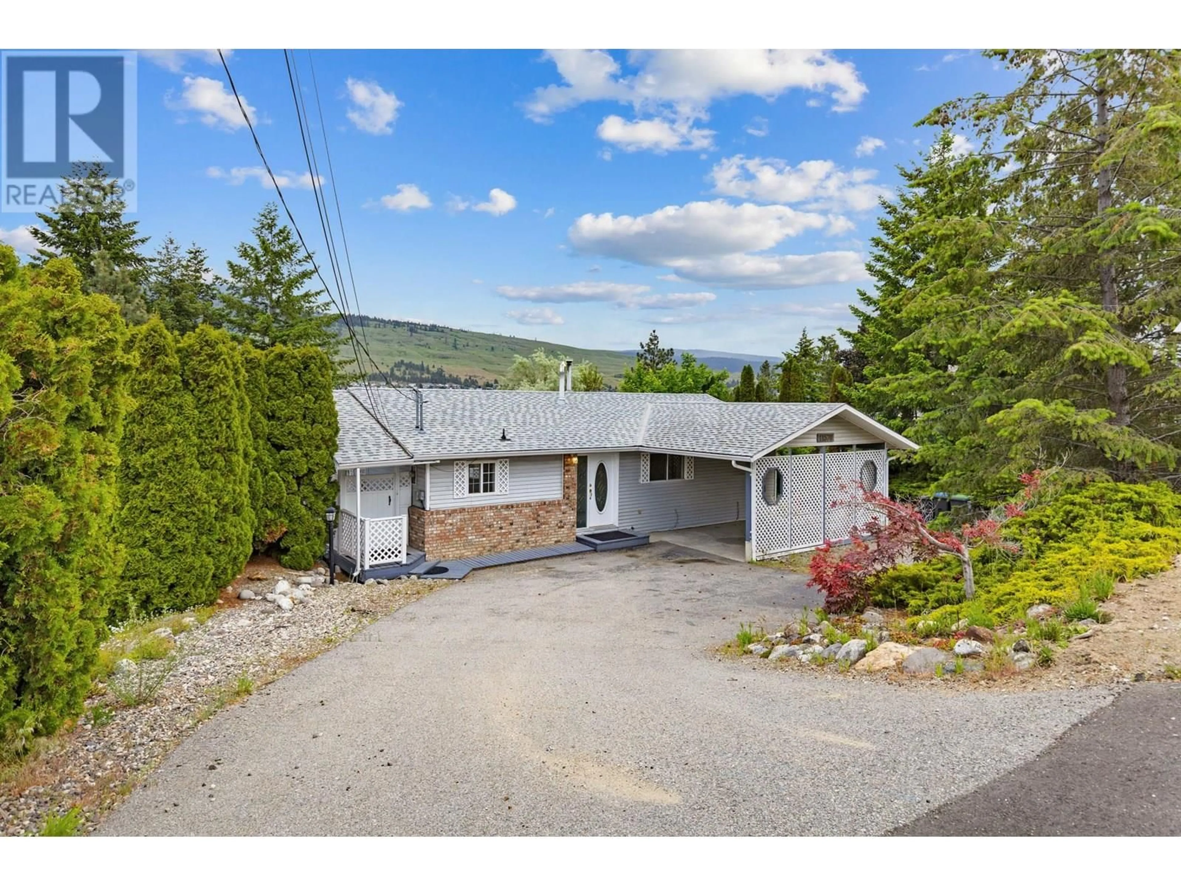 A pic from outside/outdoor area/front of a property/back of a property/a pic from drone, mountain view for 11579 PRETTY ROAD, Lake Country British Columbia V4V1G6
