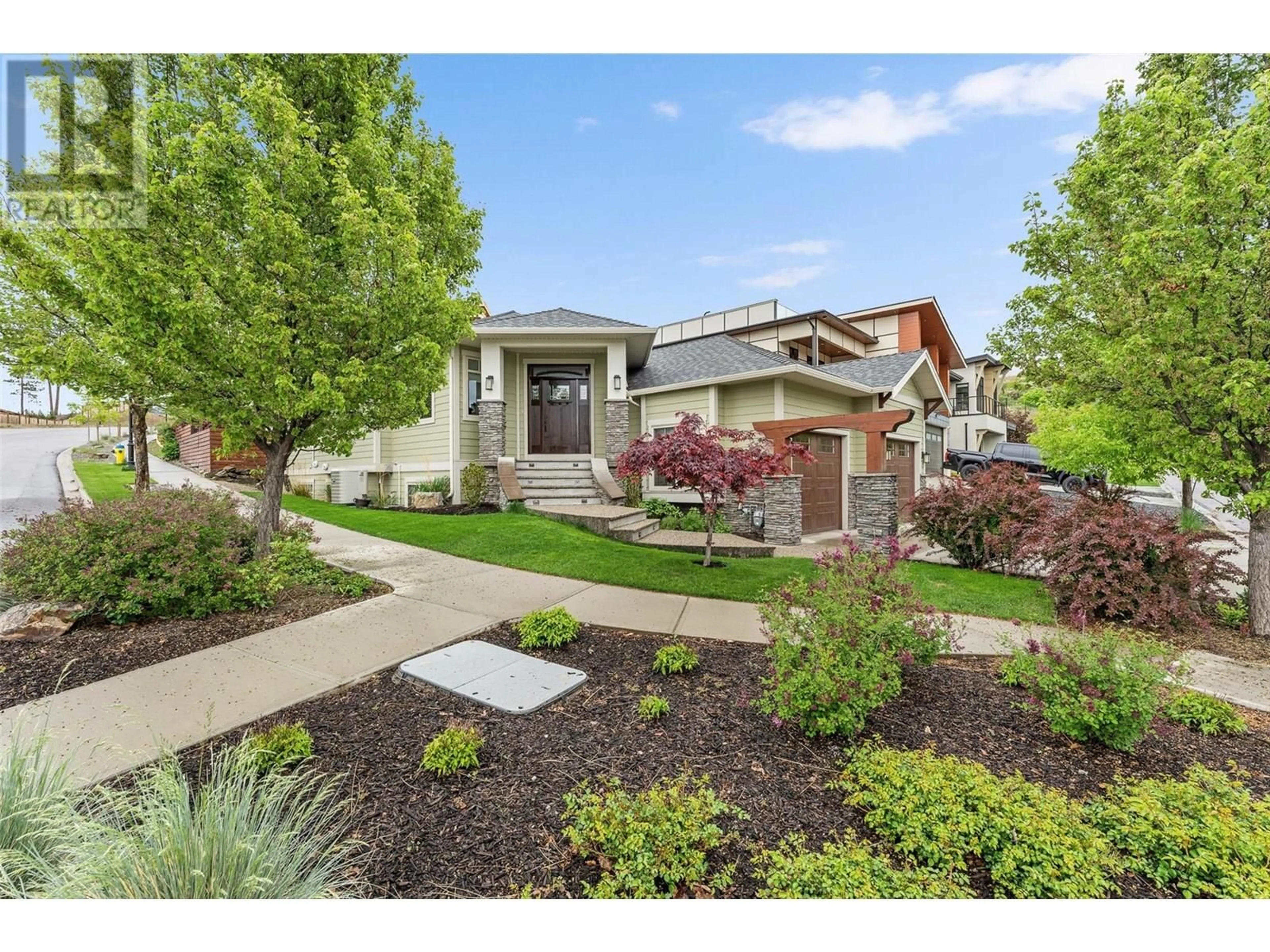 Home with vinyl exterior material, street for 5090 TWINFLOWER CRESCENT, Kelowna British Columbia V1W5L8
