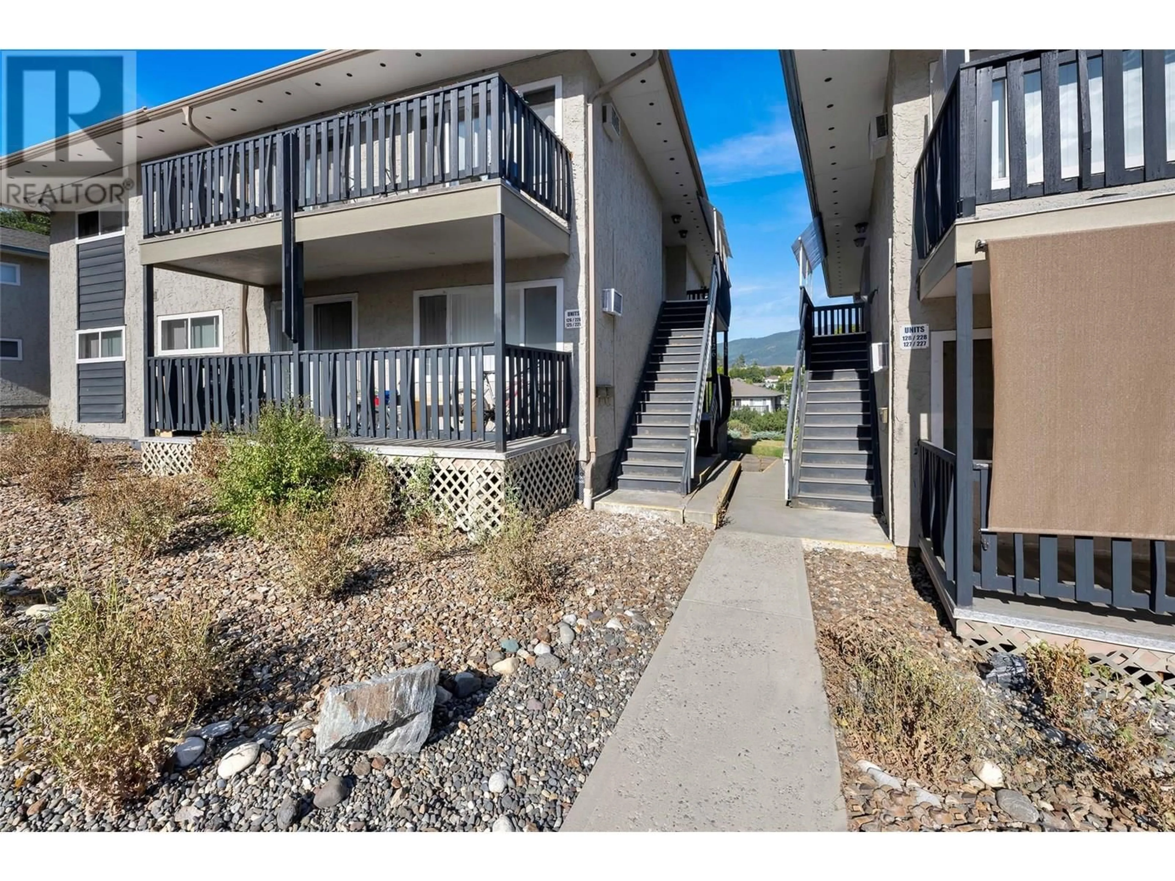 A pic from outside/outdoor area/front of a property/back of a property/a pic from drone, unknown for 126 - 3505 38 STREET, Vernon British Columbia V1T6X1