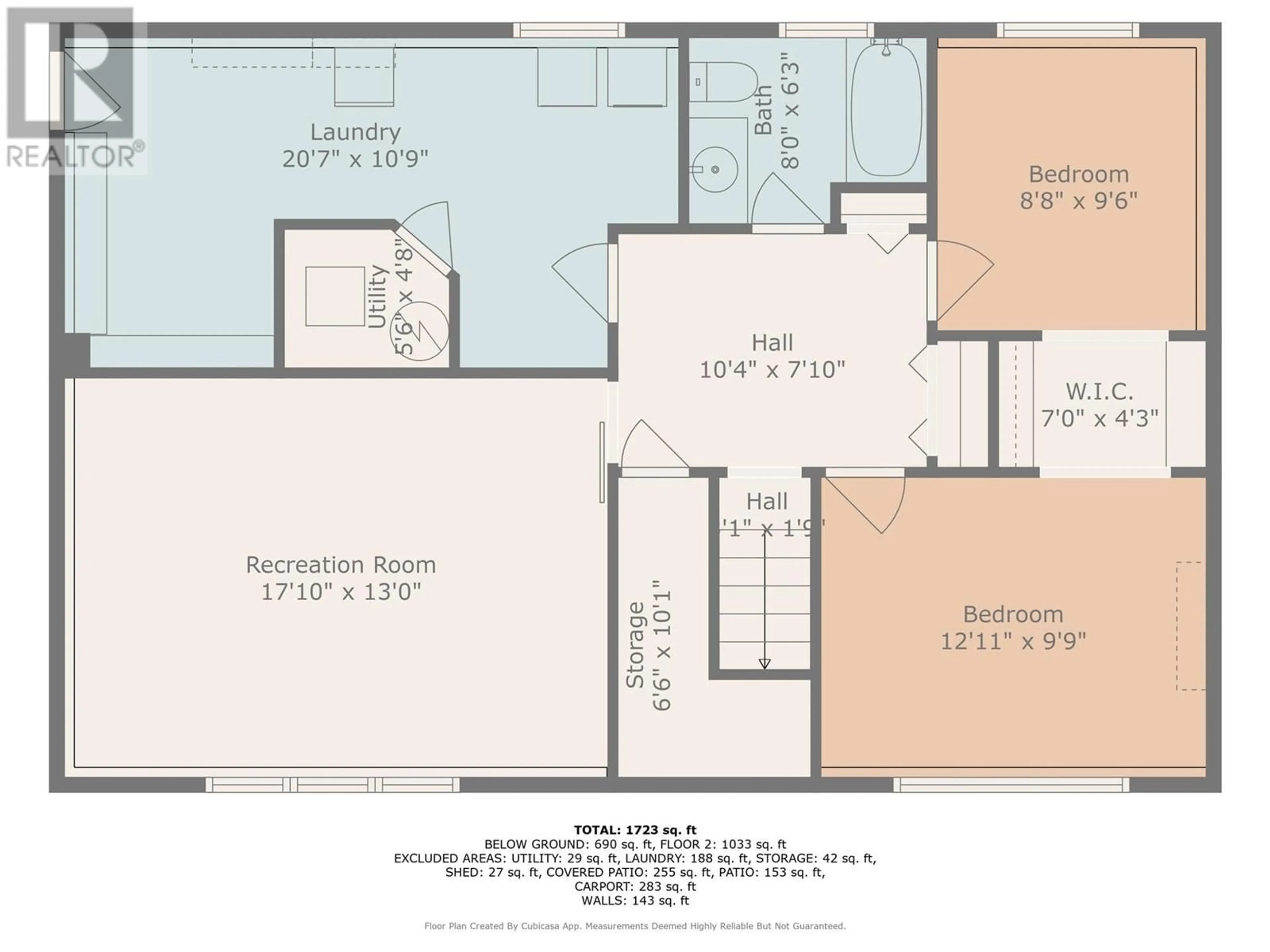 Floor plan for 745 DUNDEE ROAD, Kelowna British Columbia V1X1R3
