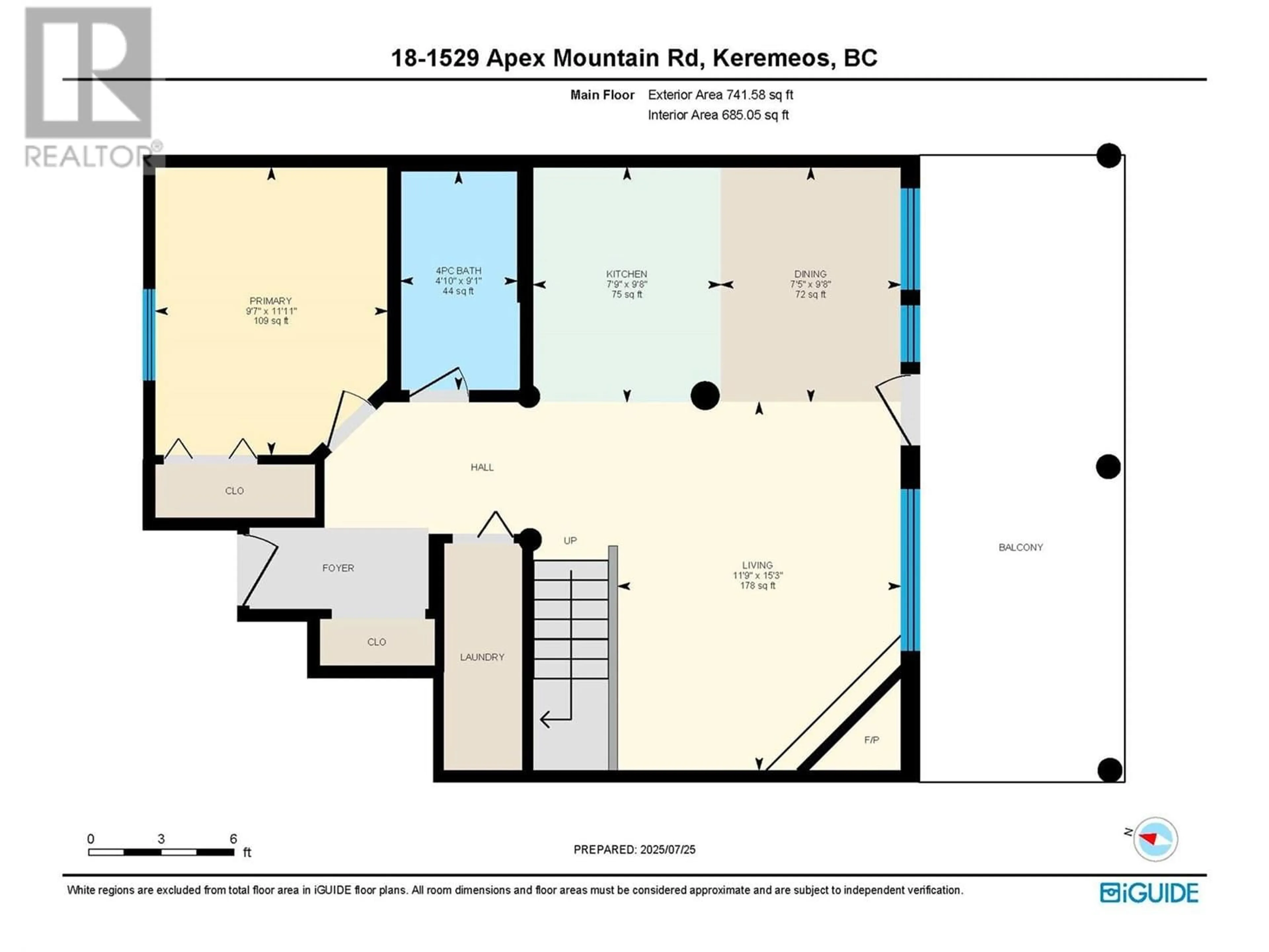 Floor plan for 18 - 1259 APEX MOUNTAIN ROAD, Penticton British Columbia V2A0E2
