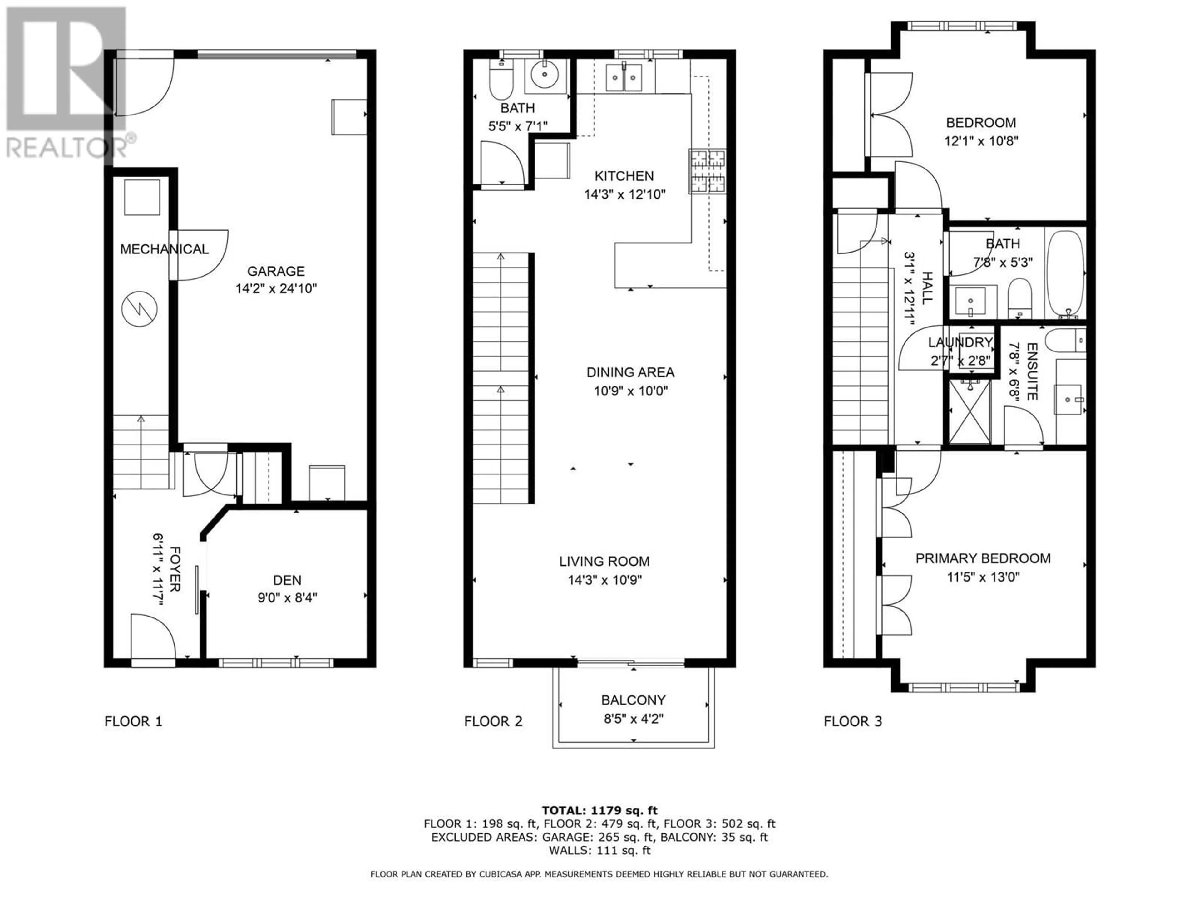 Floor plan for 115 - 1393 9TH AVENUE, Kamloops British Columbia V2C3X6