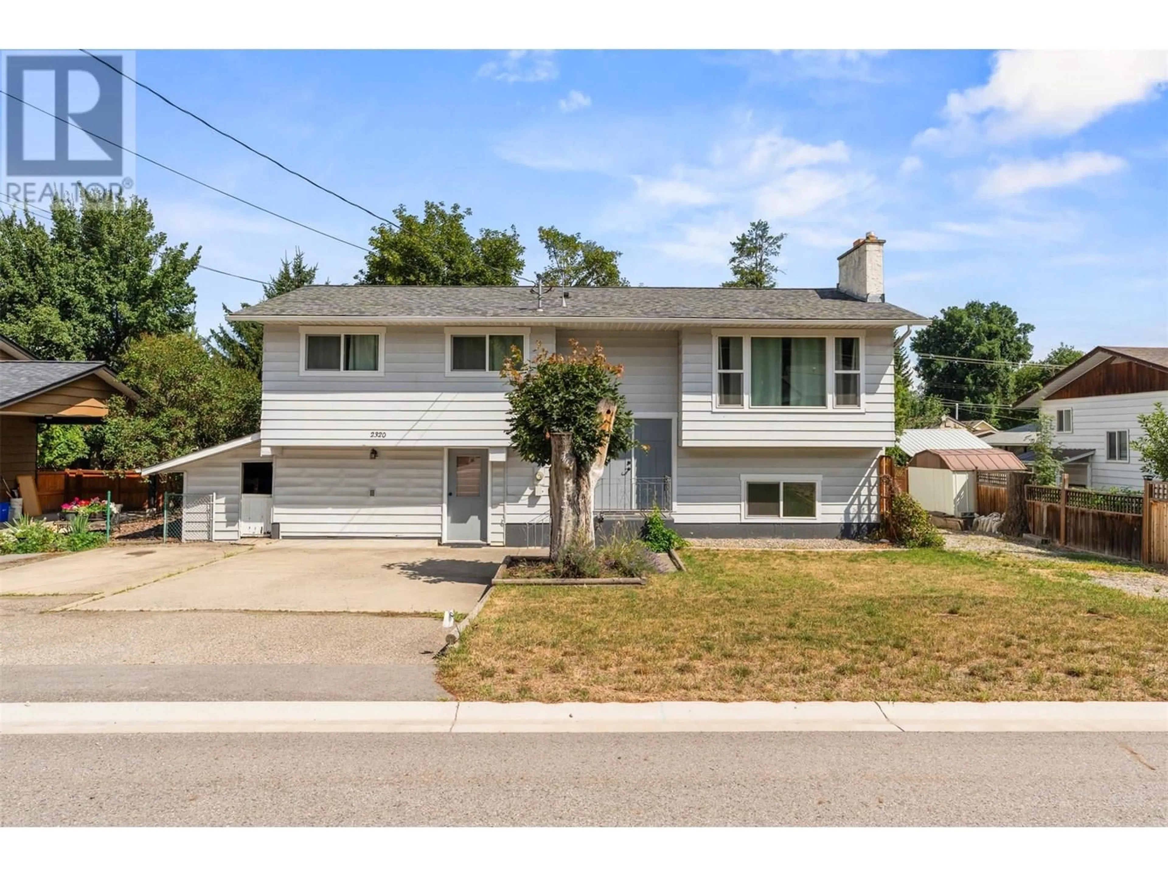 Home with vinyl exterior material, street for 2320 DANALLANKO DRIVE, Armstrong British Columbia V4Y0B5