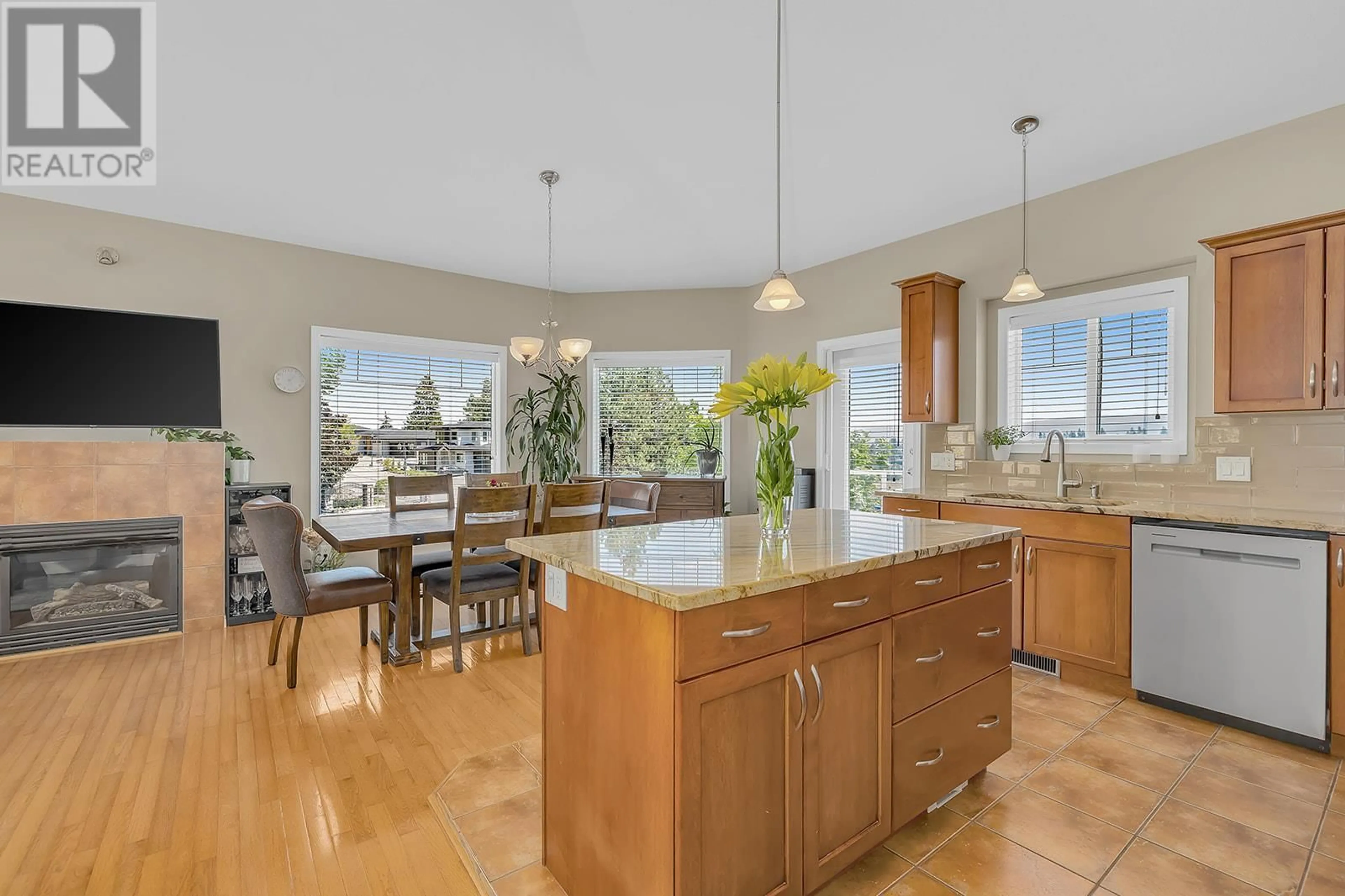 Open concept kitchen, ceramic/tile floor for 2040 SPYGLASS WAY, West Kelowna British Columbia V1Z3Z7