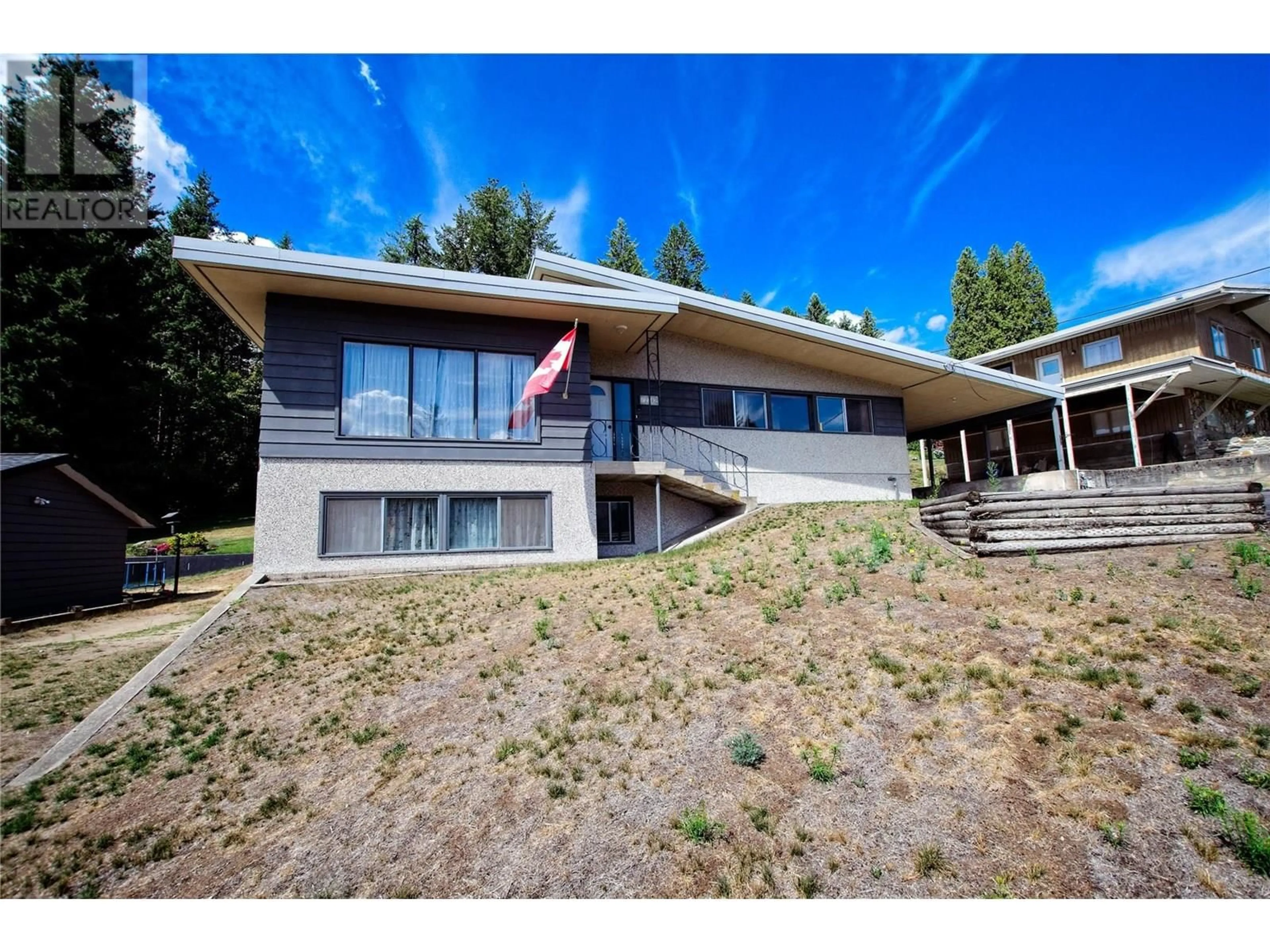 A pic from outside/outdoor area/front of a property/back of a property/a pic from drone, building for 2142 CRESTVIEW CRESCENT, Castlegar British Columbia V1N3B3