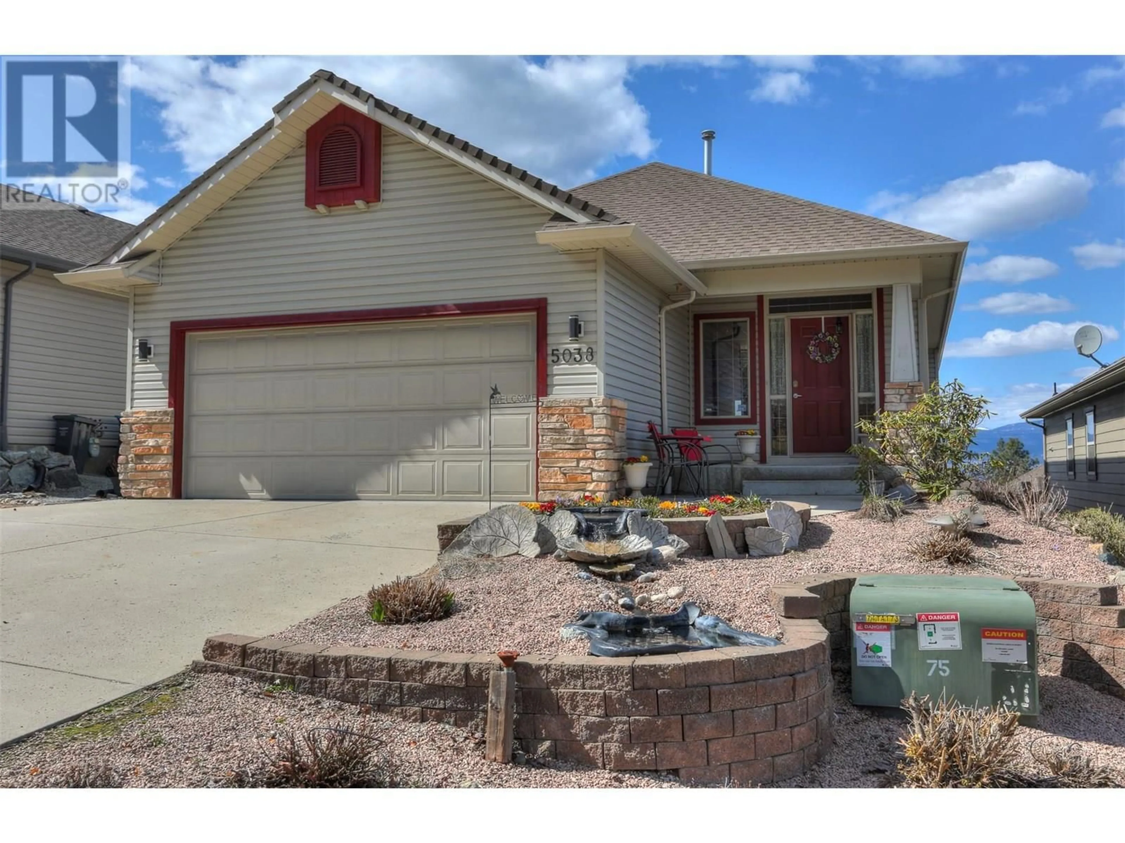 Home with brick exterior material, street for 5038 SOUTH RIDGE DRIVE, Kelowna British Columbia V1W4W5
