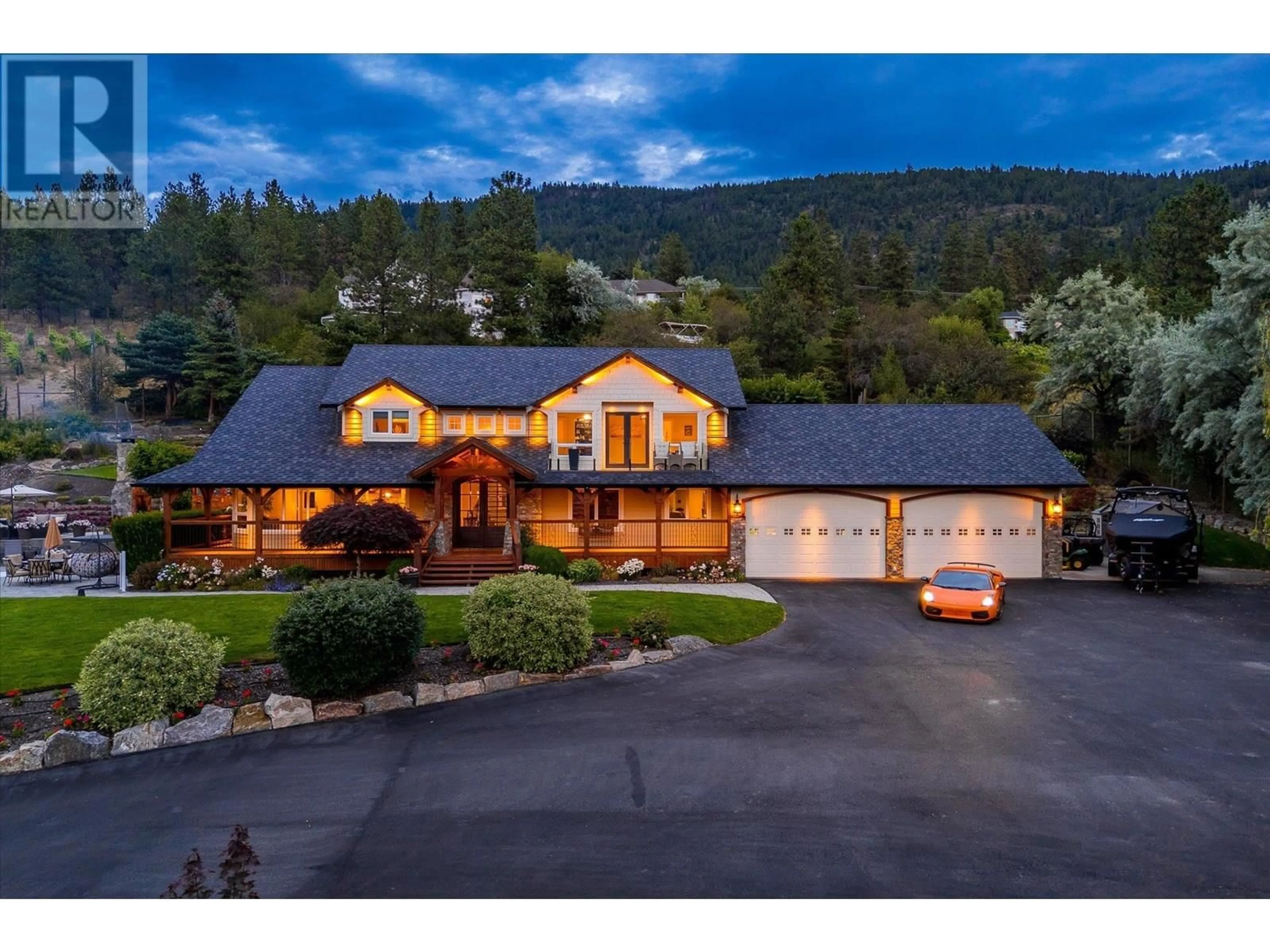 A pic from outside/outdoor area/front of a property/back of a property/a pic from drone, mountain view for 16875 TERRACE VIEW ROAD, Lake Country British Columbia V4V1B2