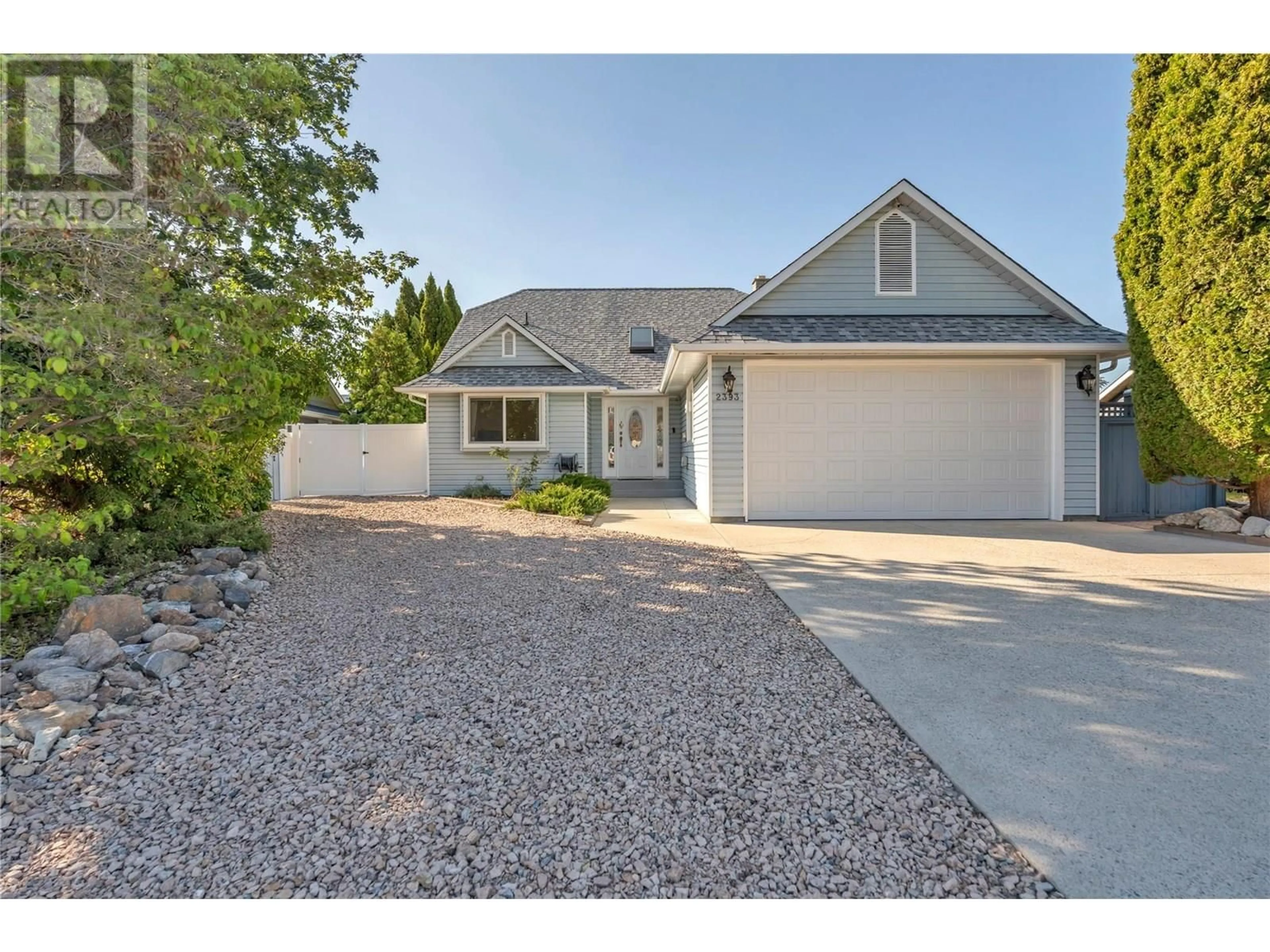 Home with vinyl exterior material, street for 2393 CORNWALL DRIVE, Penticton British Columbia V2A6R6