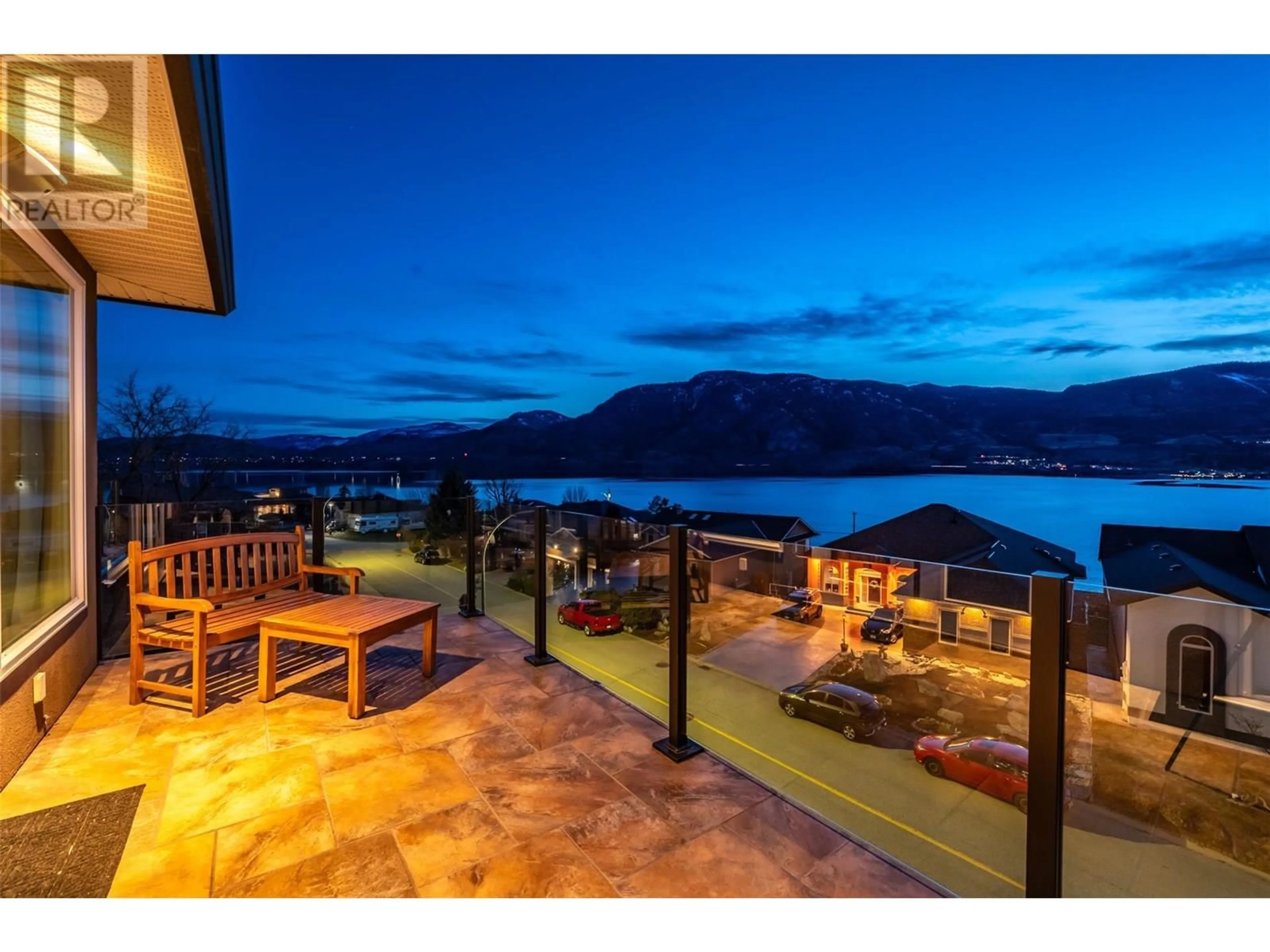 Patio, water/lake/river/ocean view for 3992 FINNERTY ROAD, Penticton British Columbia V2A8W2