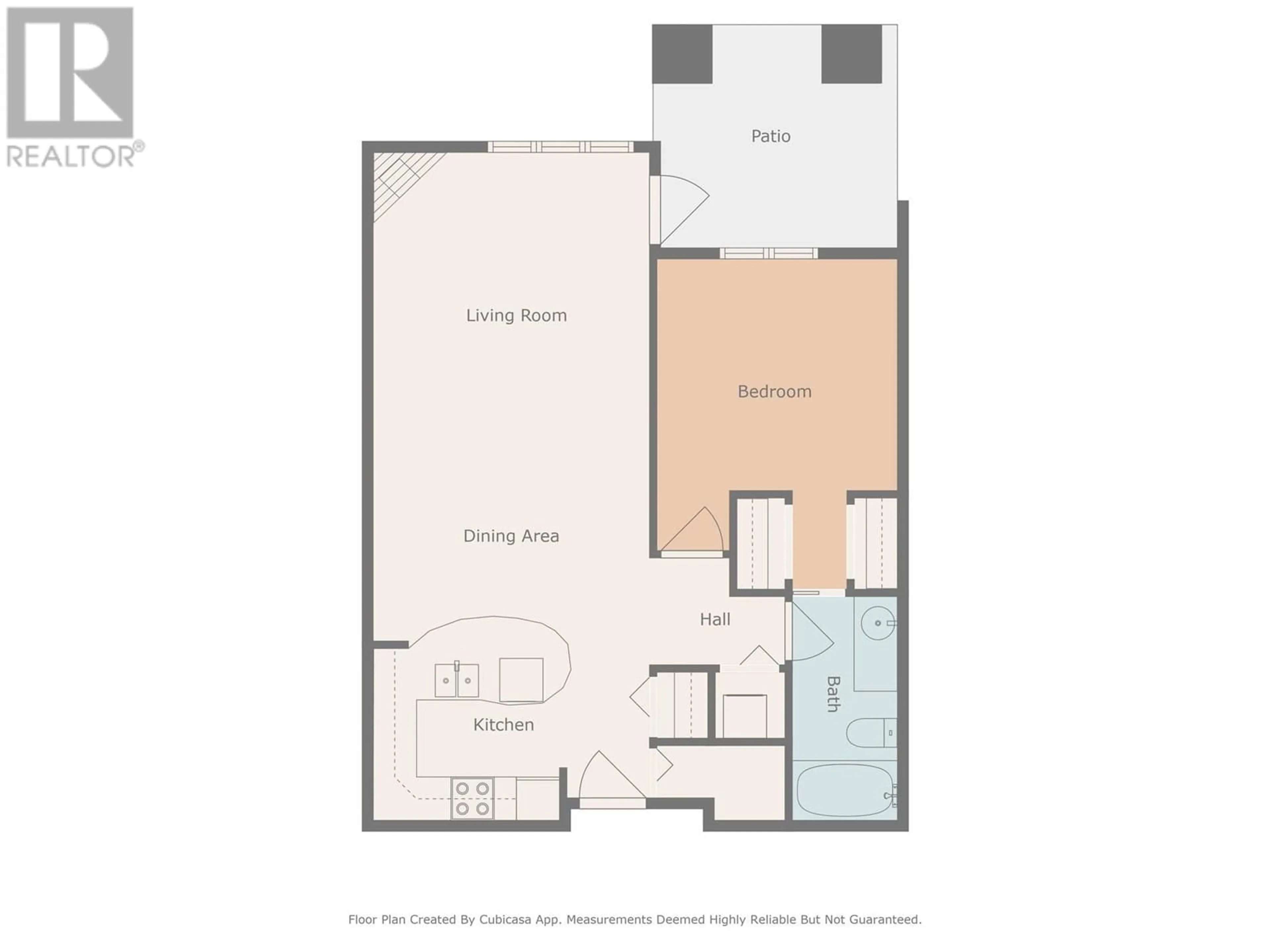 Floor plan for 2106 - 3178 VIA CENTRALE DRIVE, Kelowna British Columbia V1V2T3