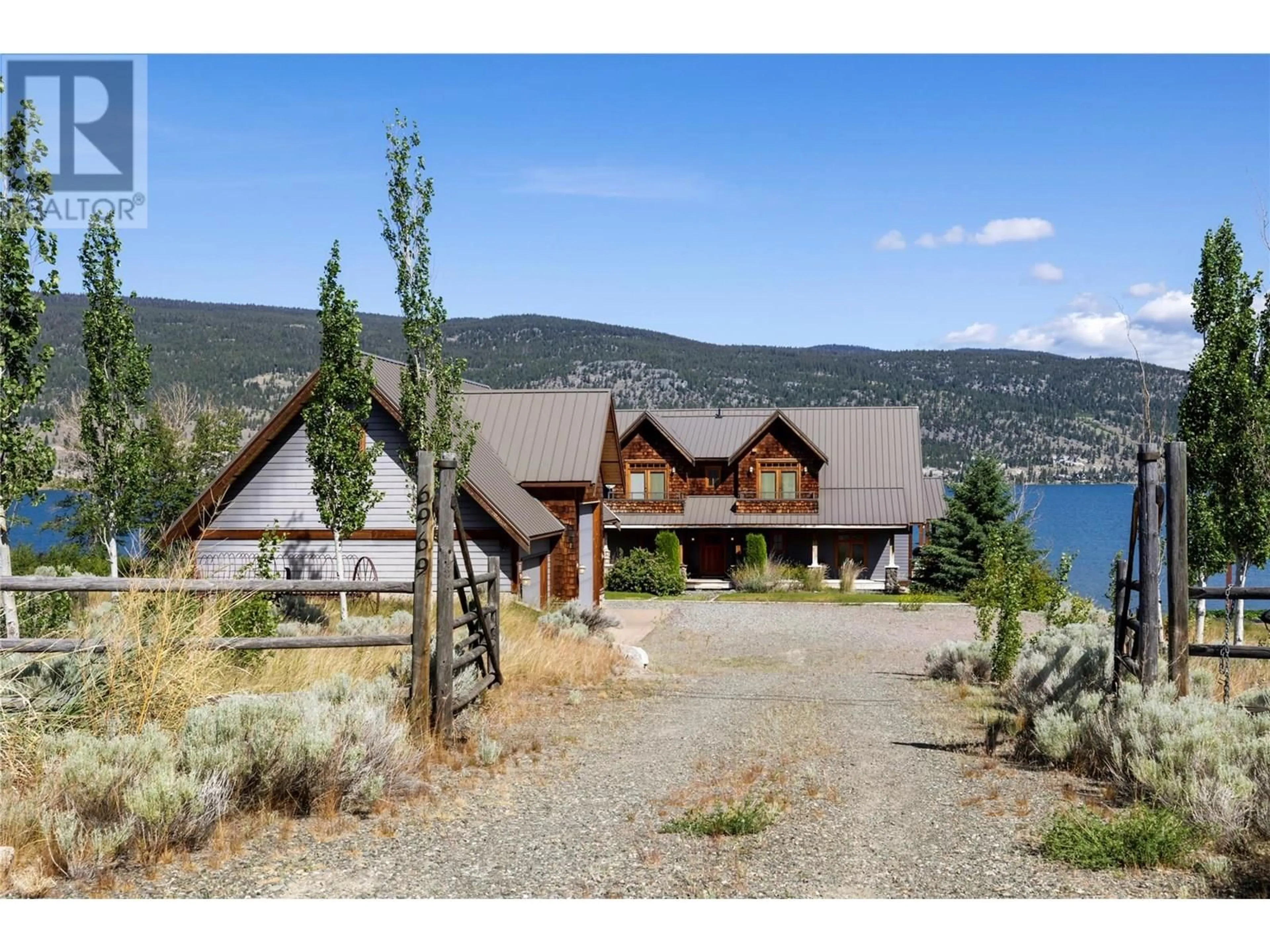 A pic from outside/outdoor area/front of a property/back of a property/a pic from drone, water/lake/river/ocean view for 6969 OLD NICOLA TRAIL, Merritt British Columbia V0E2R0
