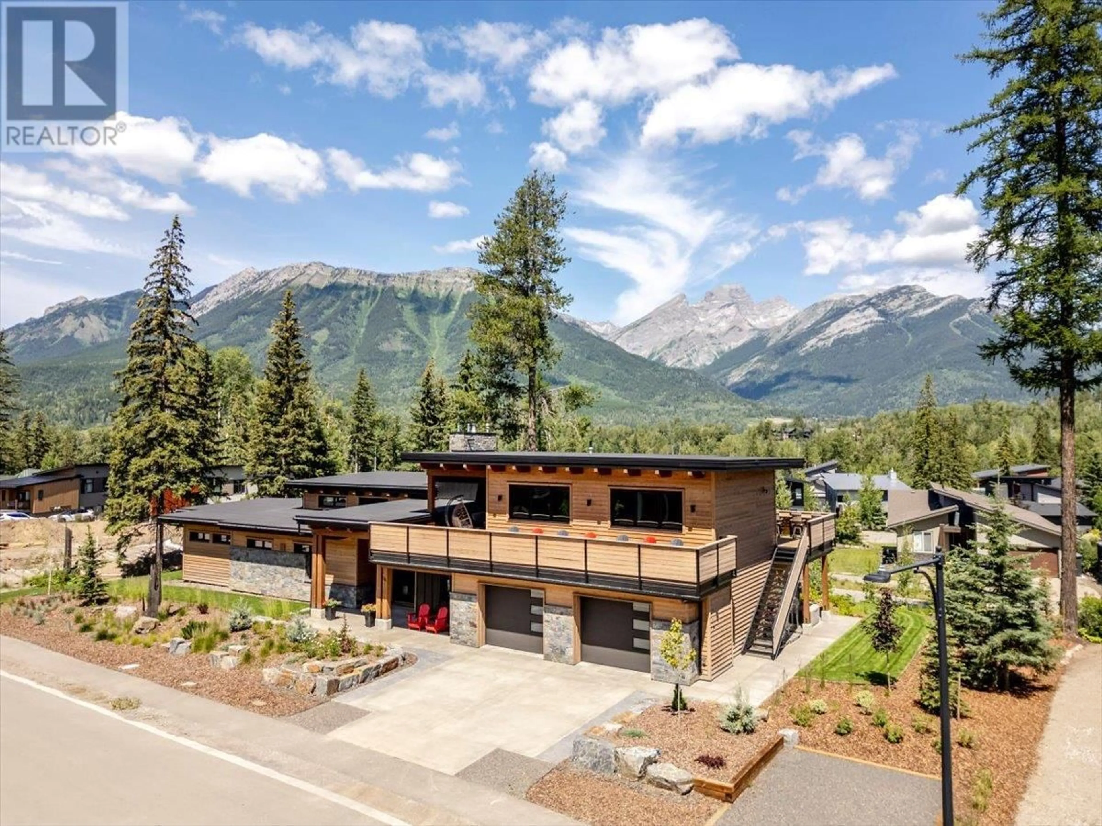 A pic from outside/outdoor area/front of a property/back of a property/a pic from drone, mountain view for 16 MORRISSEY COURT, Fernie British Columbia V0B1M4