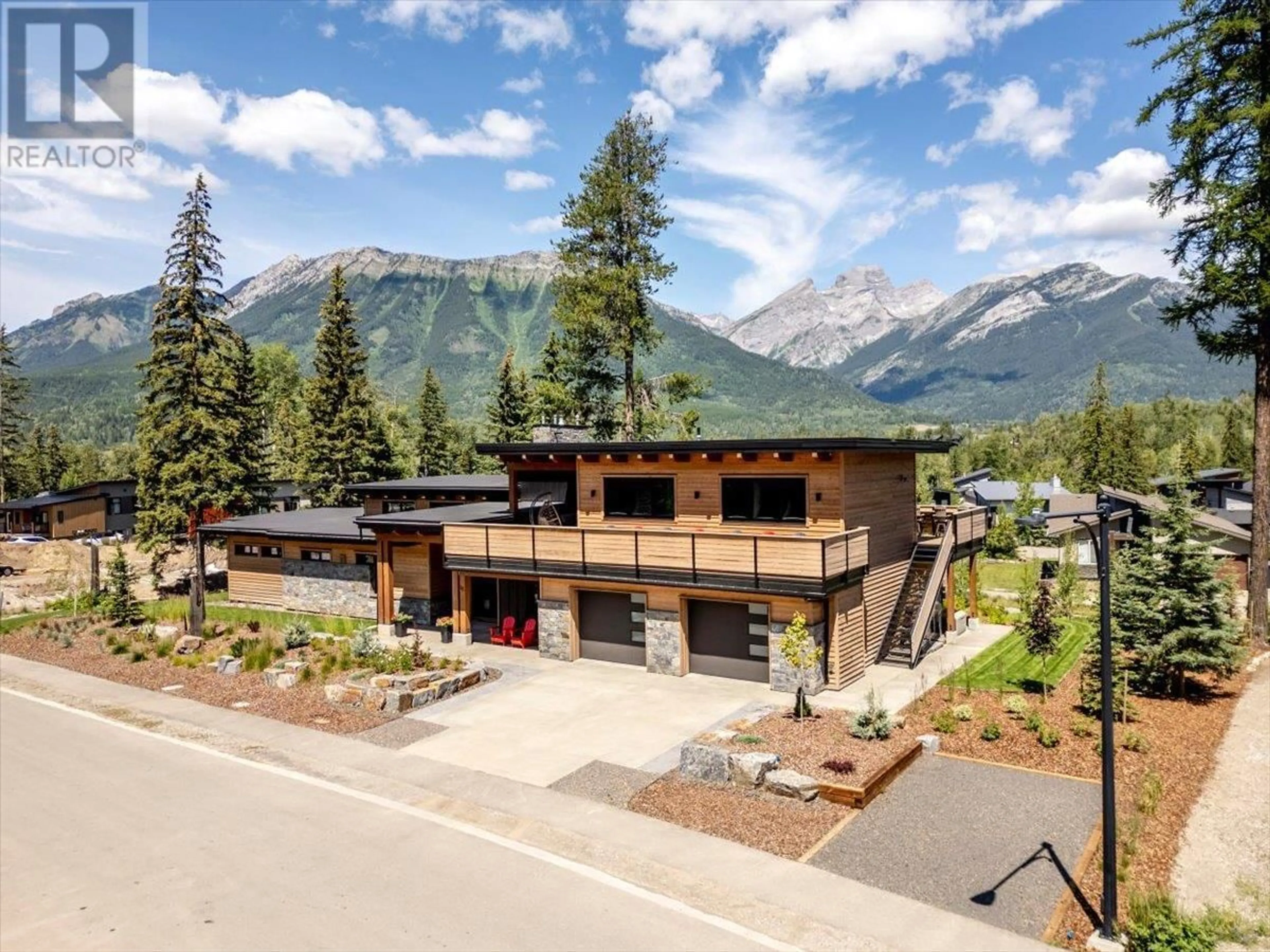 A pic from outside/outdoor area/front of a property/back of a property/a pic from drone, mountain view for 16 MORRISSEY COURT, Fernie British Columbia V0B1M4
