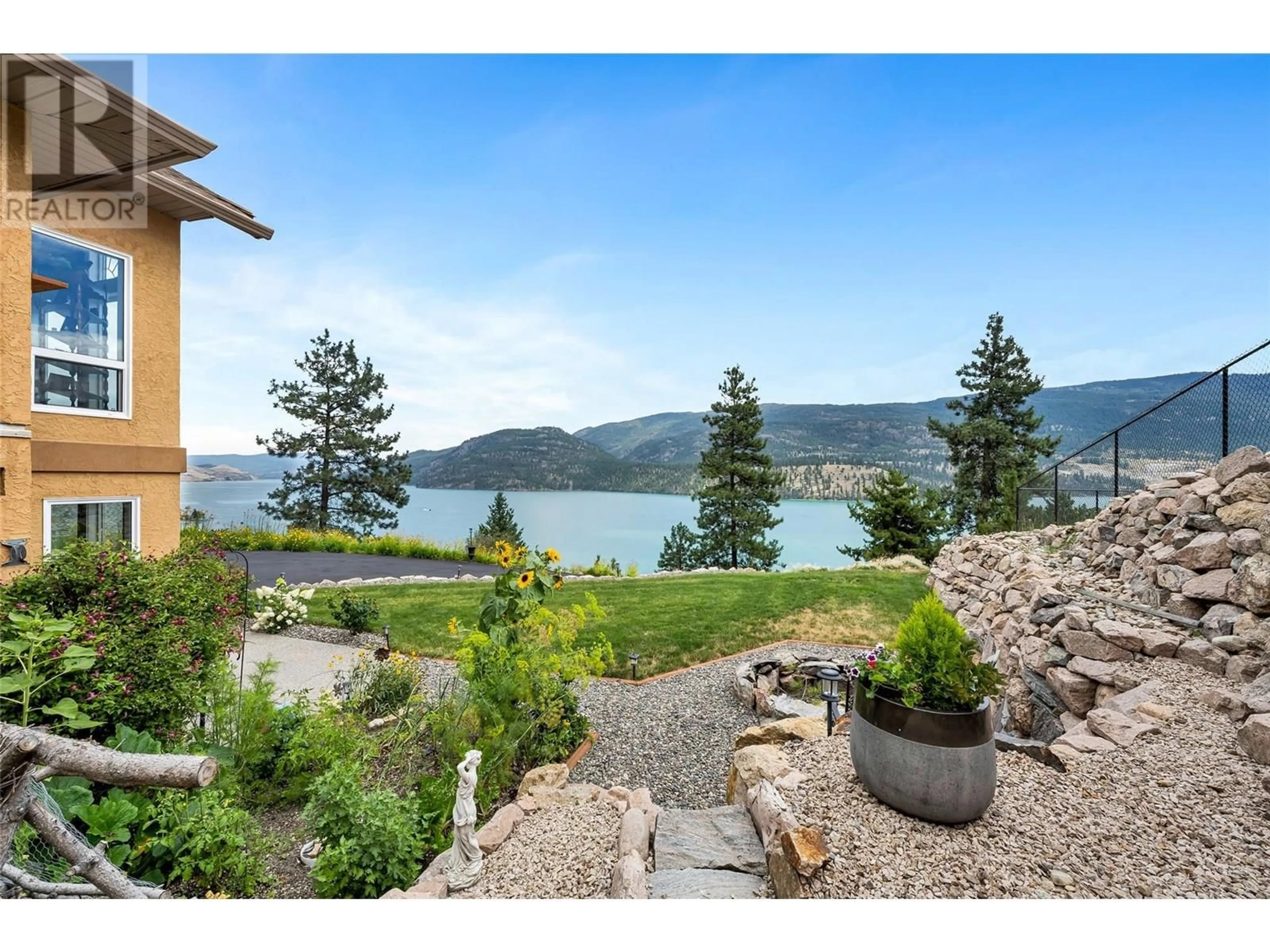 Patio, water/lake/river/ocean view for 16864 GATZKE ROAD, Oyama British Columbia V4V2J1