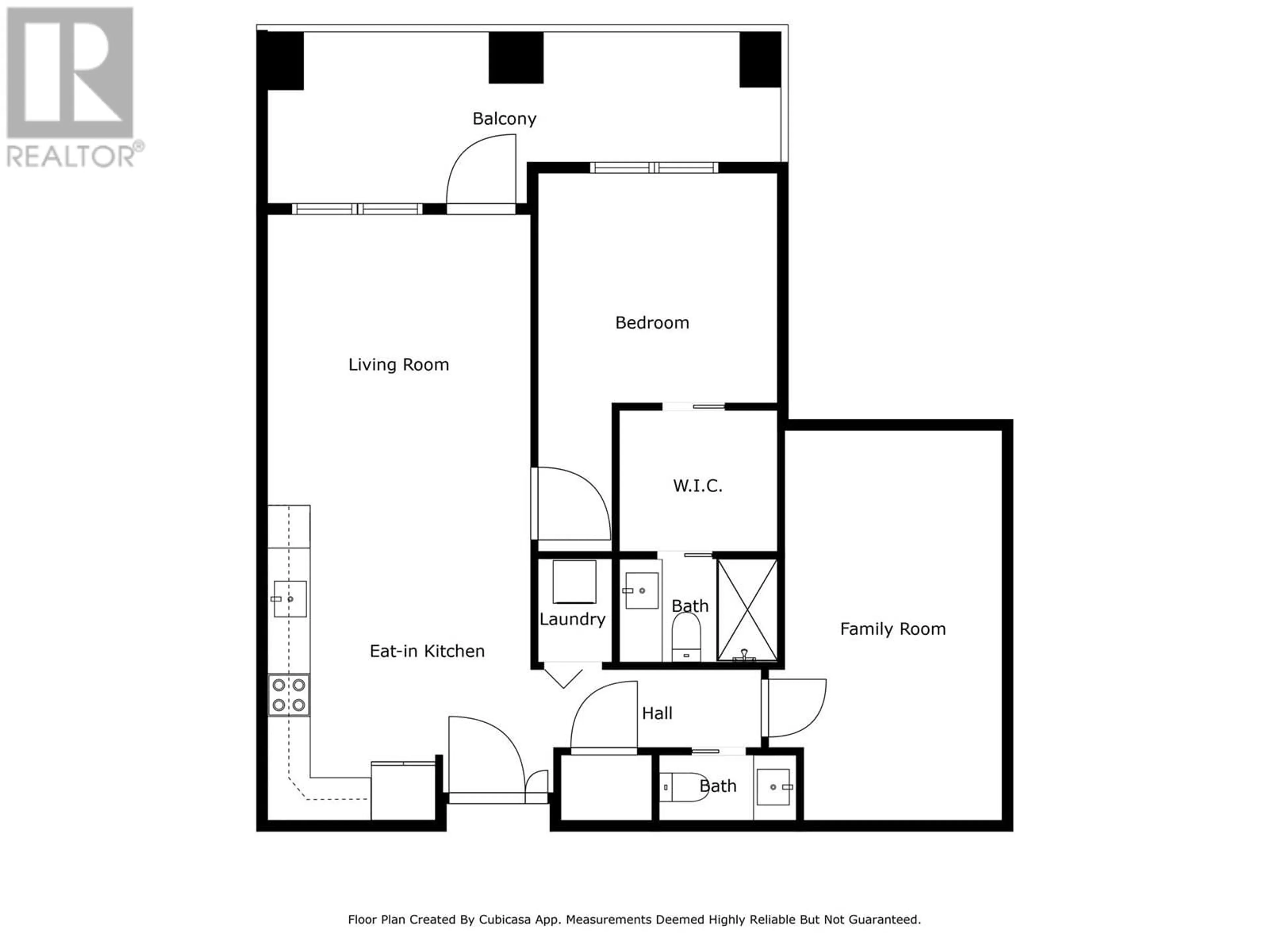 Floor plan for 102 - 568 LORNE STREET, Kamloops British Columbia V2C1W3