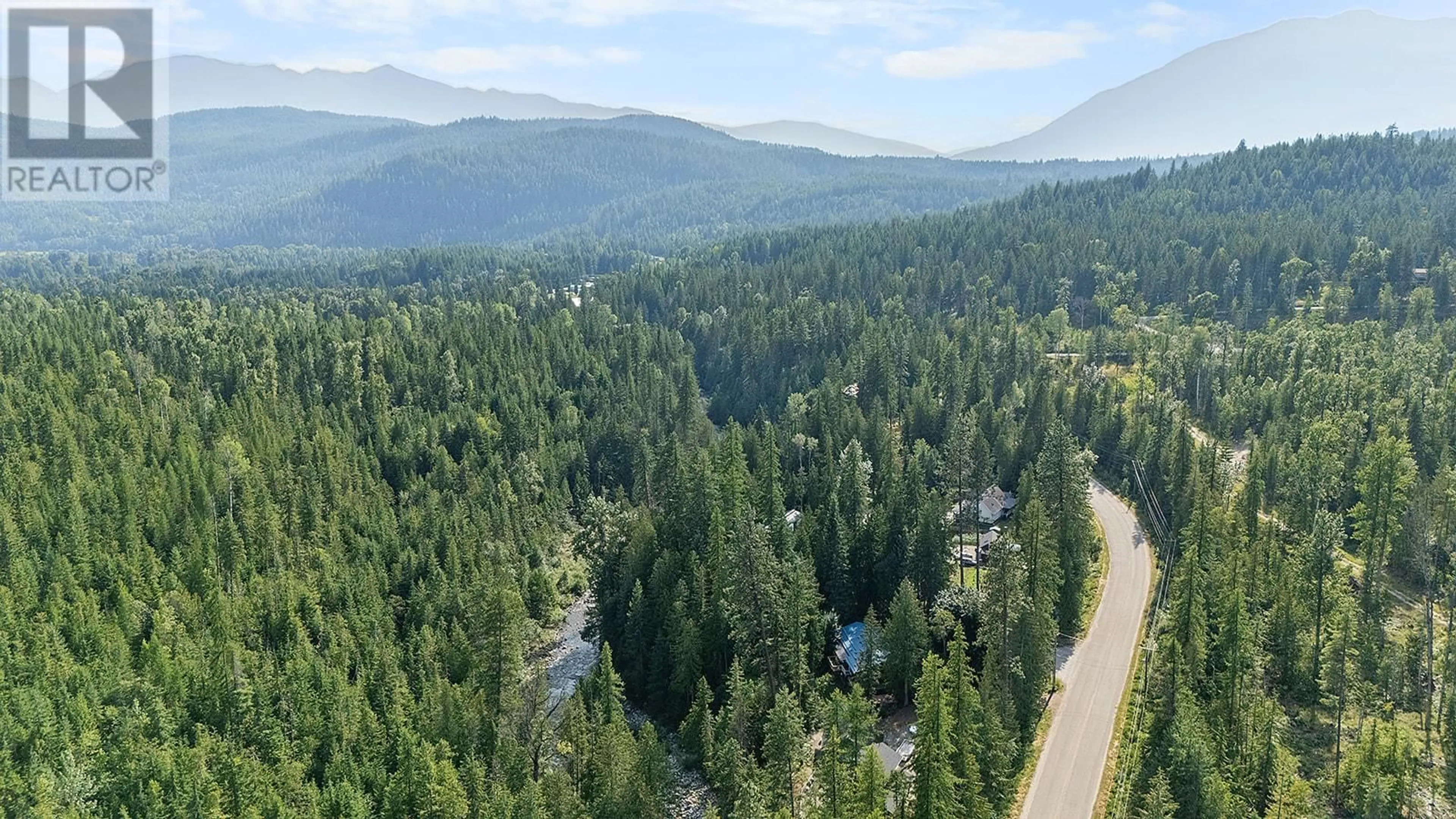 A pic from outside/outdoor area/front of a property/back of a property/a pic from drone, mountain view for 16324 BOWE ROAD, Crawford Bay British Columbia V0B1E0