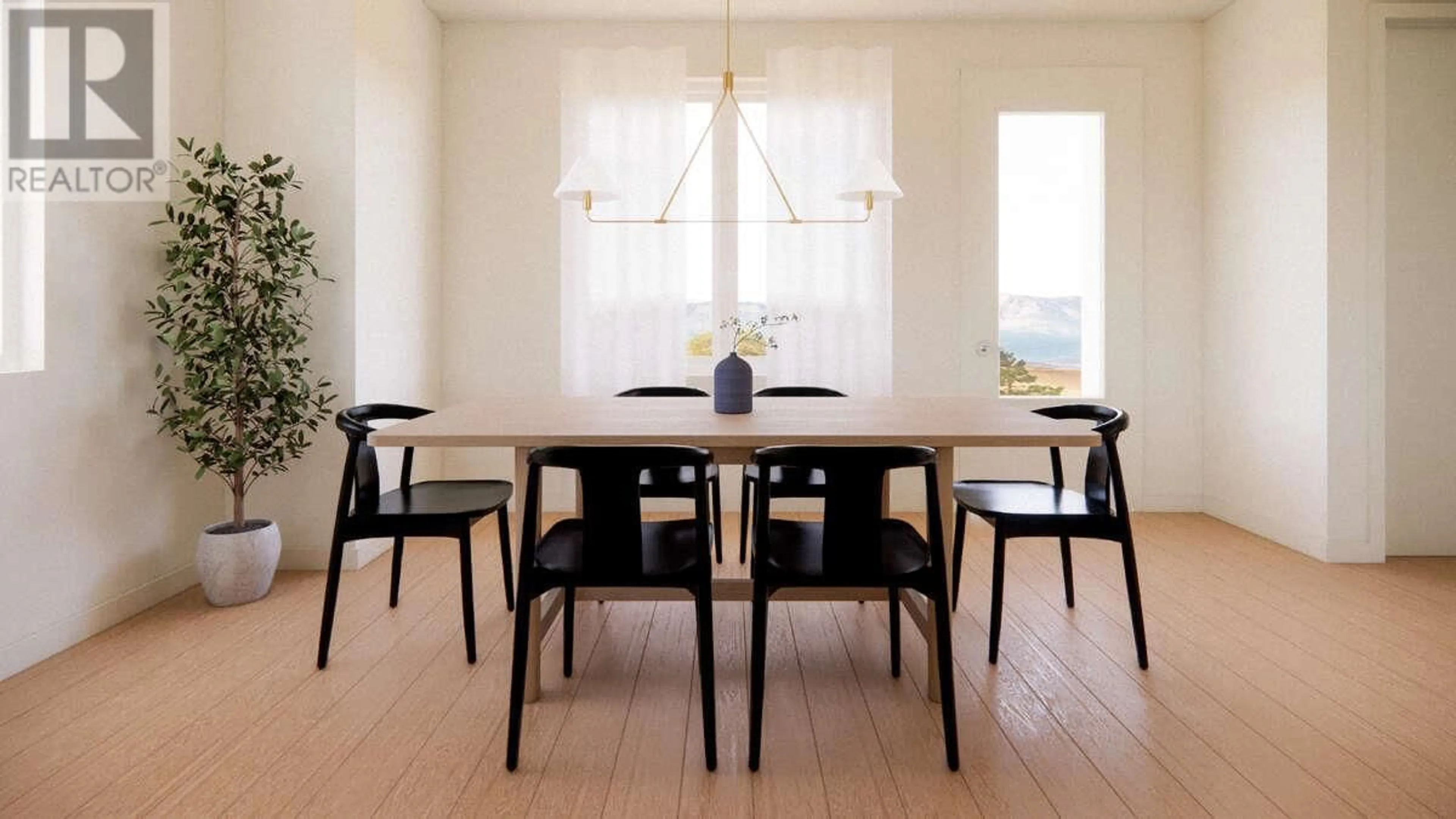 Dining room, wood/laminate floor for 1048 WILLIAMS GATE LANE, Revelstoke British Columbia V0E2S0