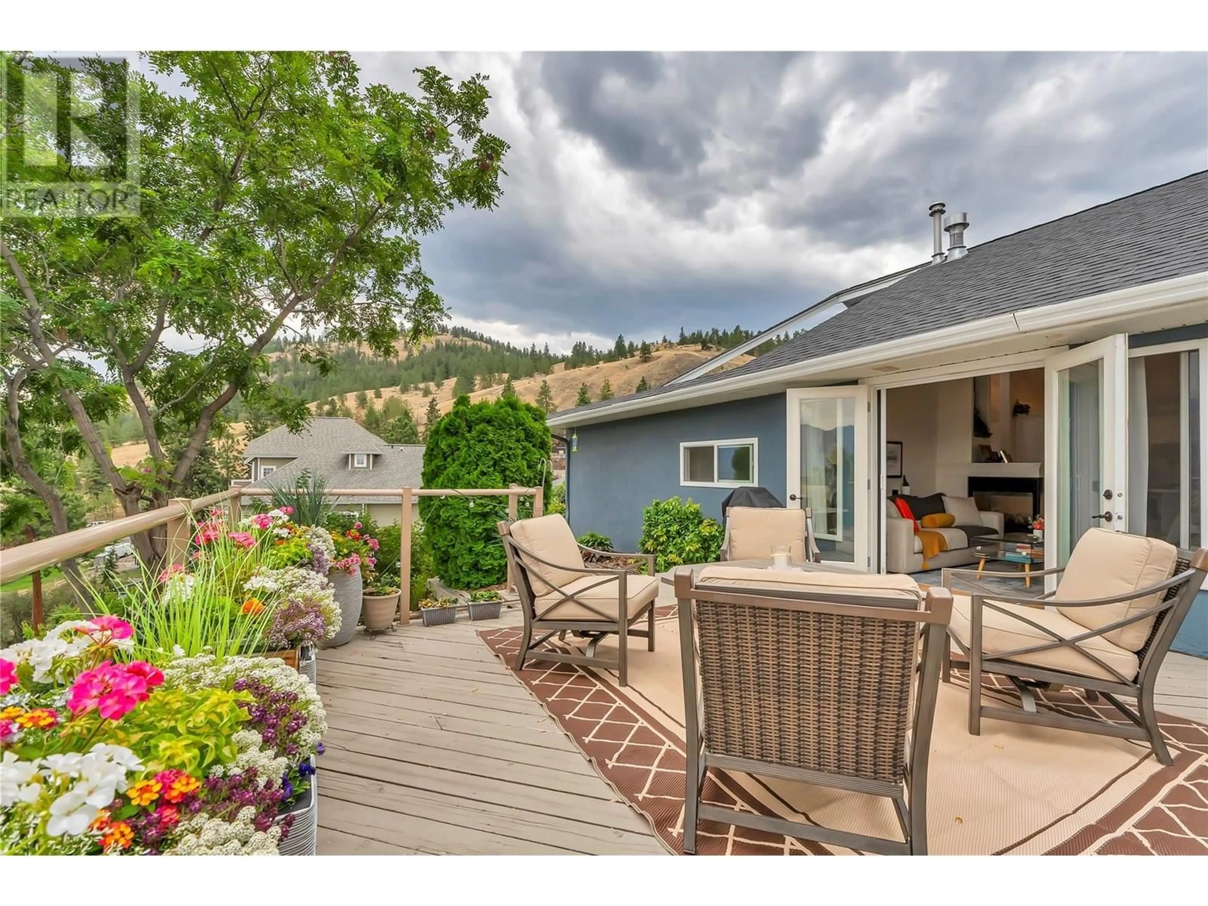 Patio, mountain view for 12018 TRAYLER PLACE, Summerland British Columbia V0H1Z7